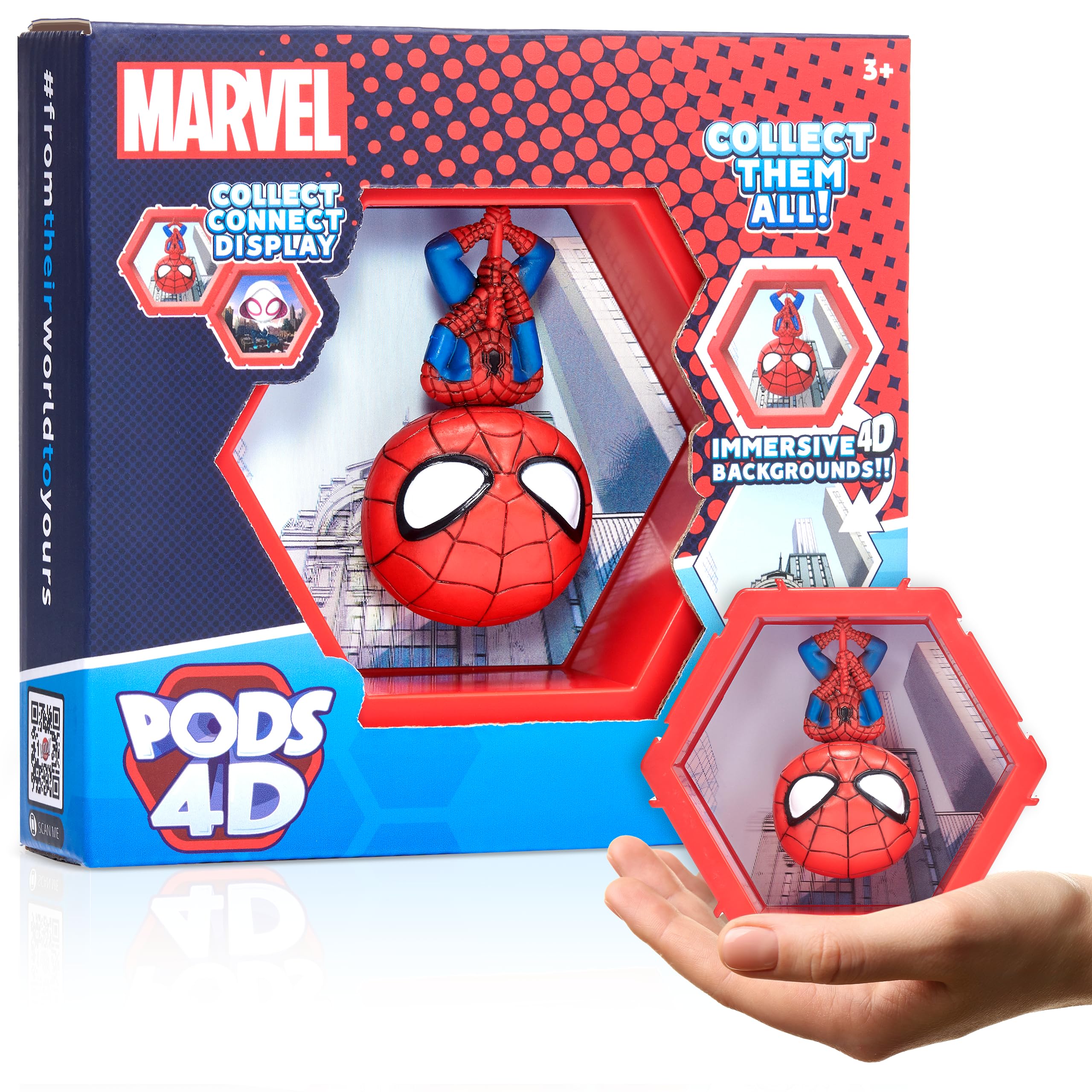 WOW! PODS Spider-man Collectible Bobblehead Figure | 4D Lenticular Effect | Special Edition 1
