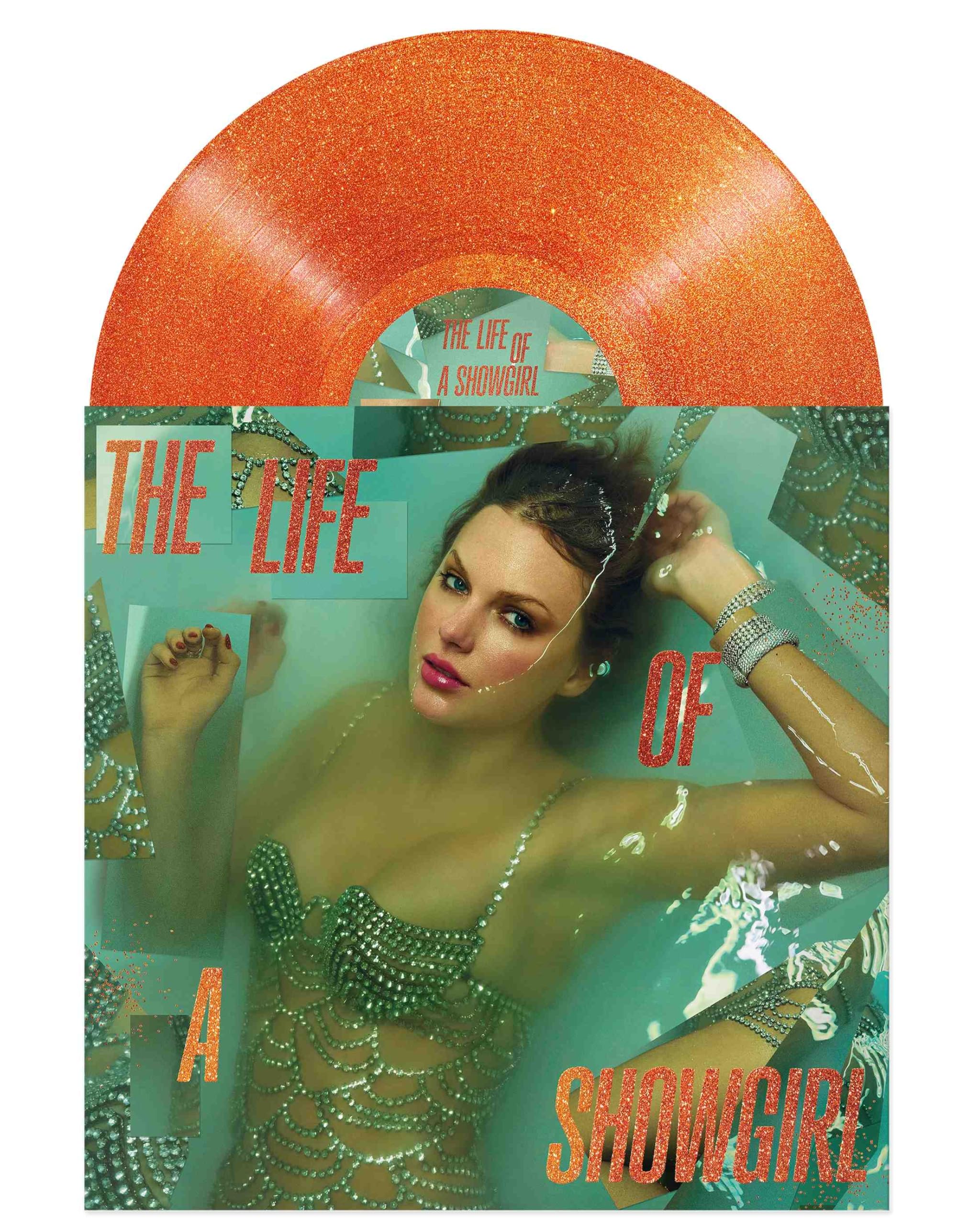 Taylor Swift - The Life Of A Showgirl: Sweat And Vanilla Perfume Portofino Orange Glitter [Vinyl] 1