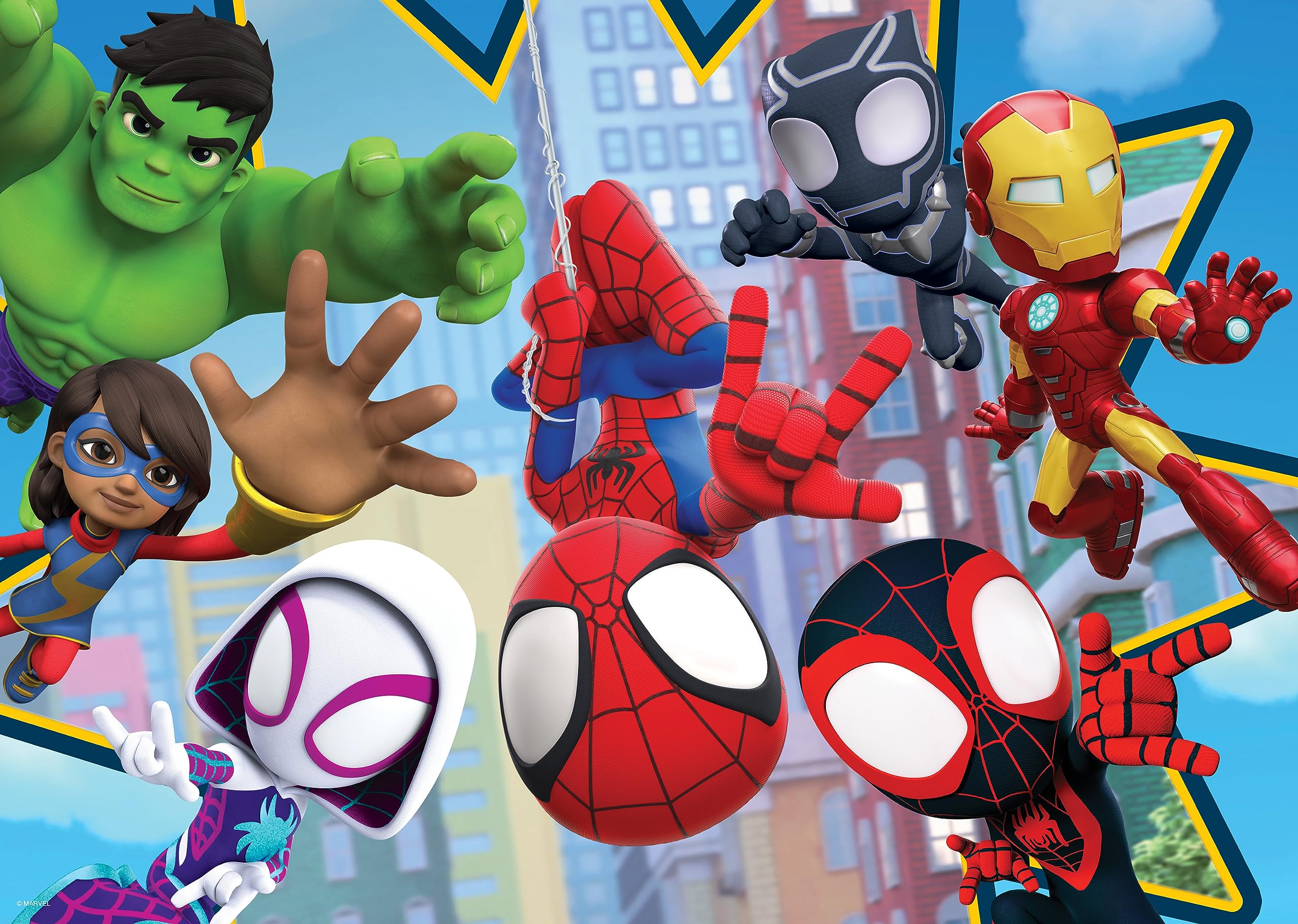 Ravensburger Marvel Spiderman Spidey & His Amazing Friends 24 Piece Giant Floor Puzzle