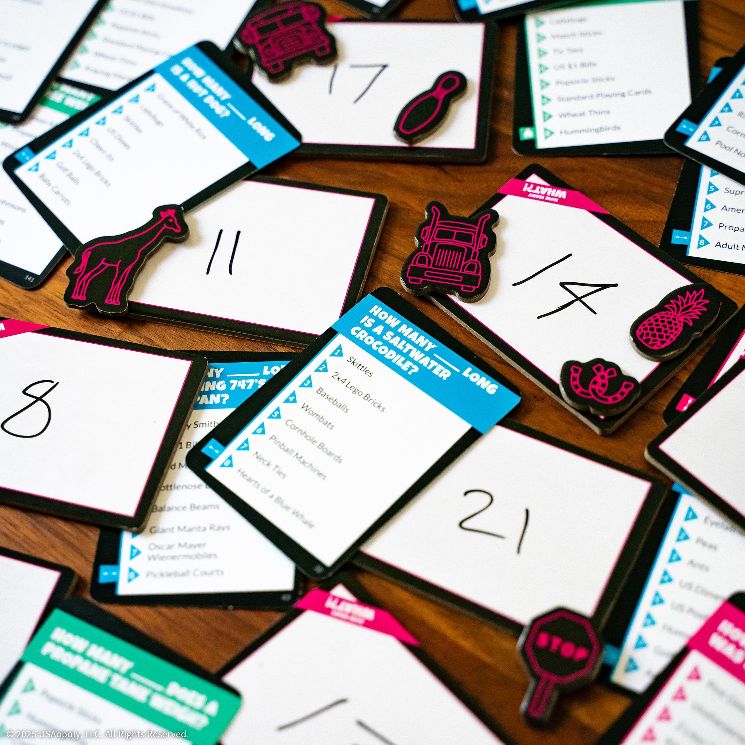 USAopoly How Many What?! Hilarious Party Game of Ridiculous Comparisons 6