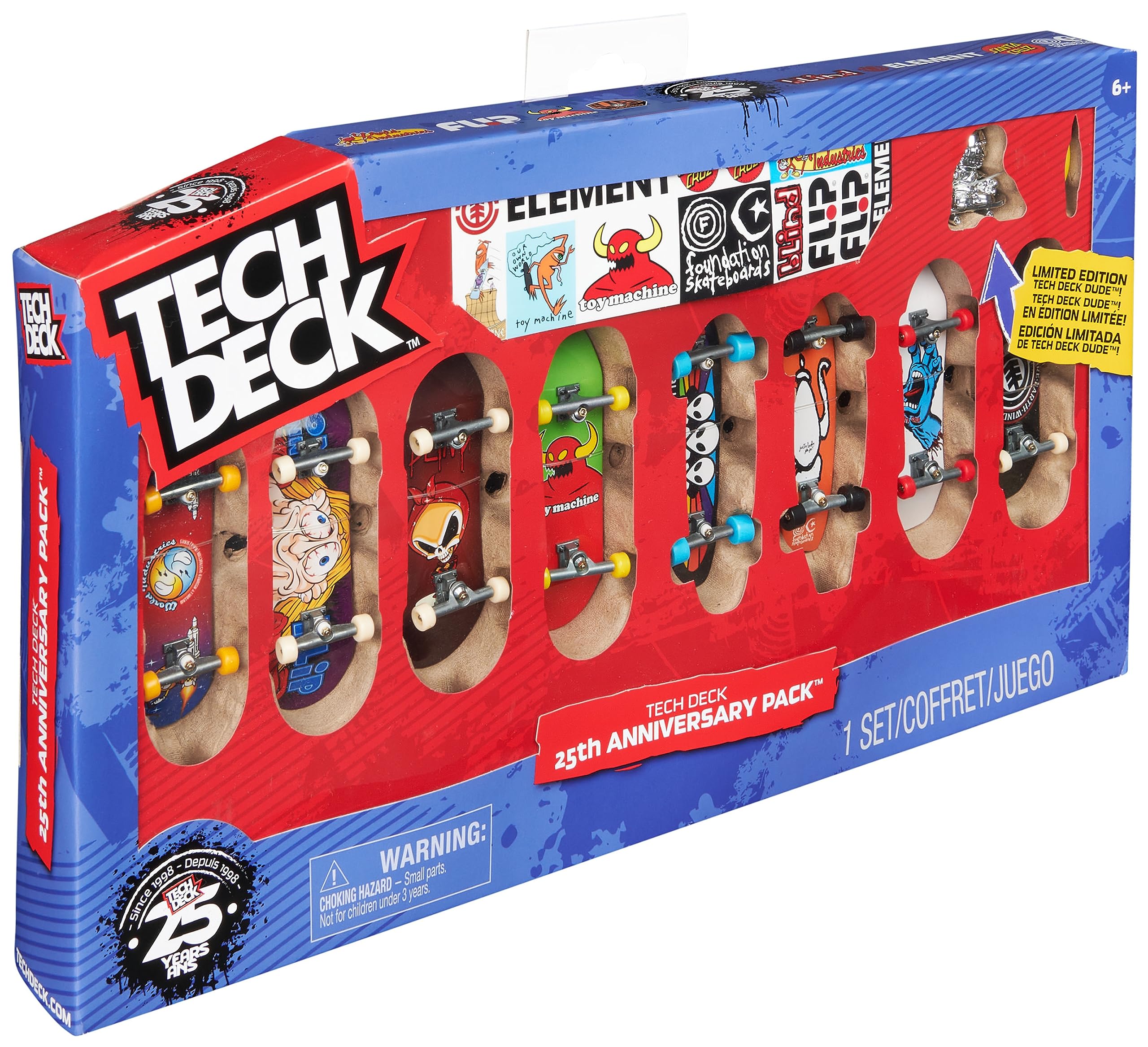 Tech Deck 25th Anniversary 8-Pack with Exclusive Silver Collector's Edition Figure 14