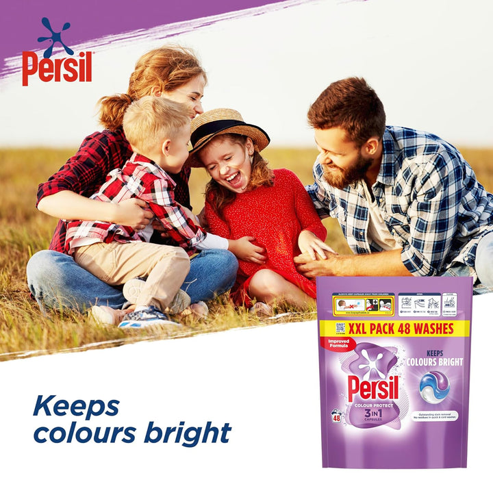 Persil - Colour Protect 3 in 1 Washing Capsules 48 Washes