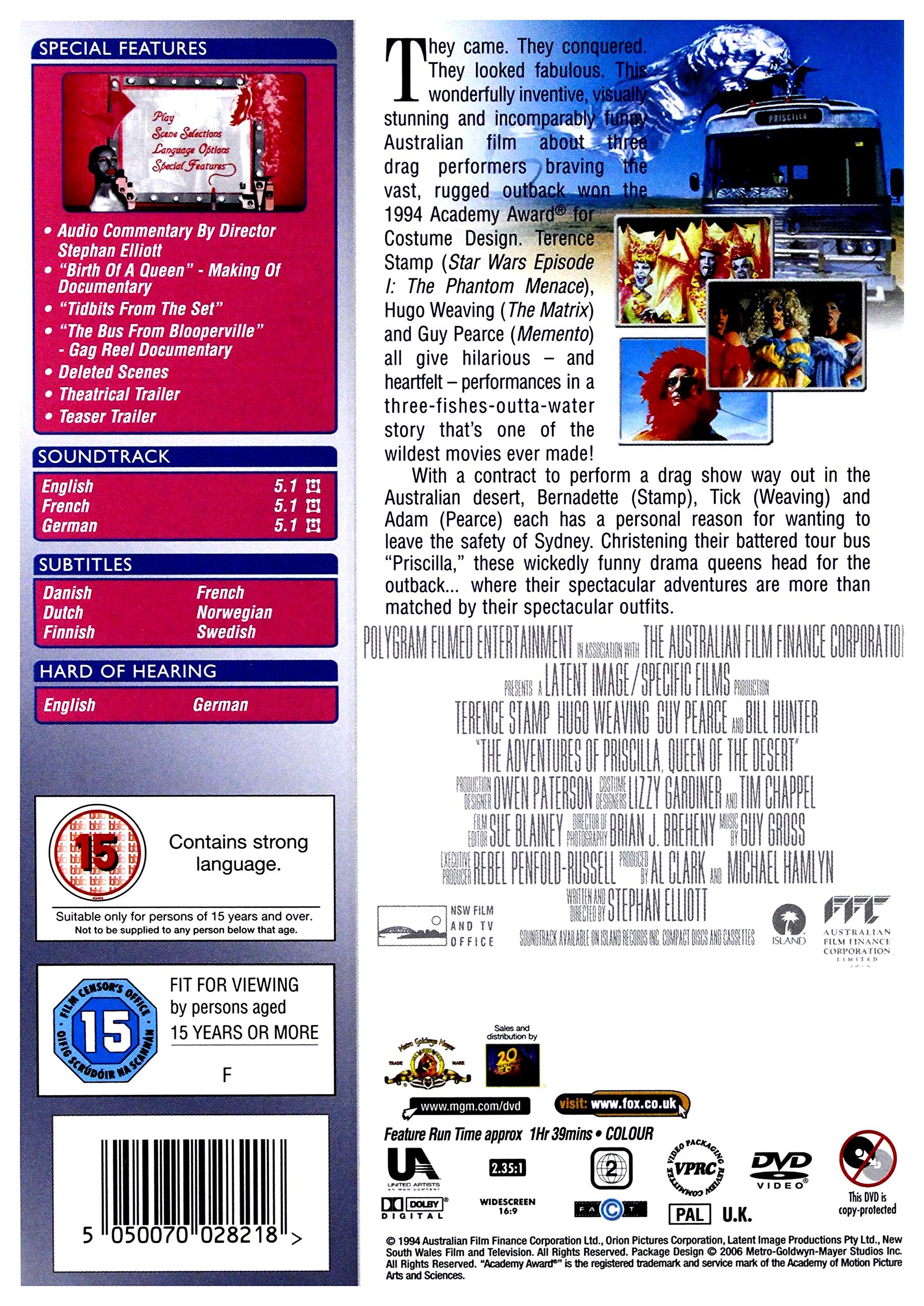 The Adventures of Priscilla, Queen of the Desert [DVD] 2