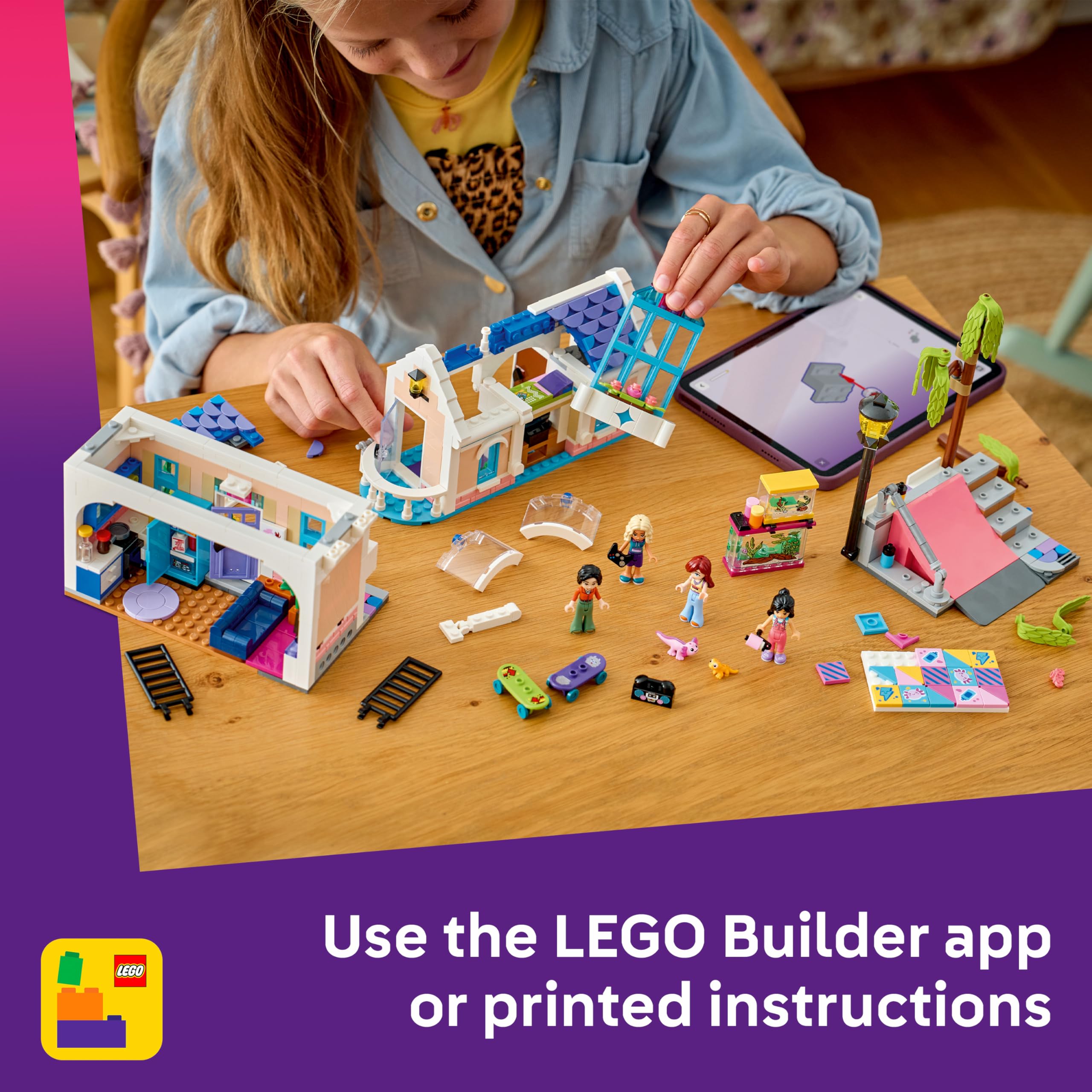 LEGO Friends Liann's Family House Toy Set 42687 | 4 Minidolls, 2 Animals | Ages 7+ 6