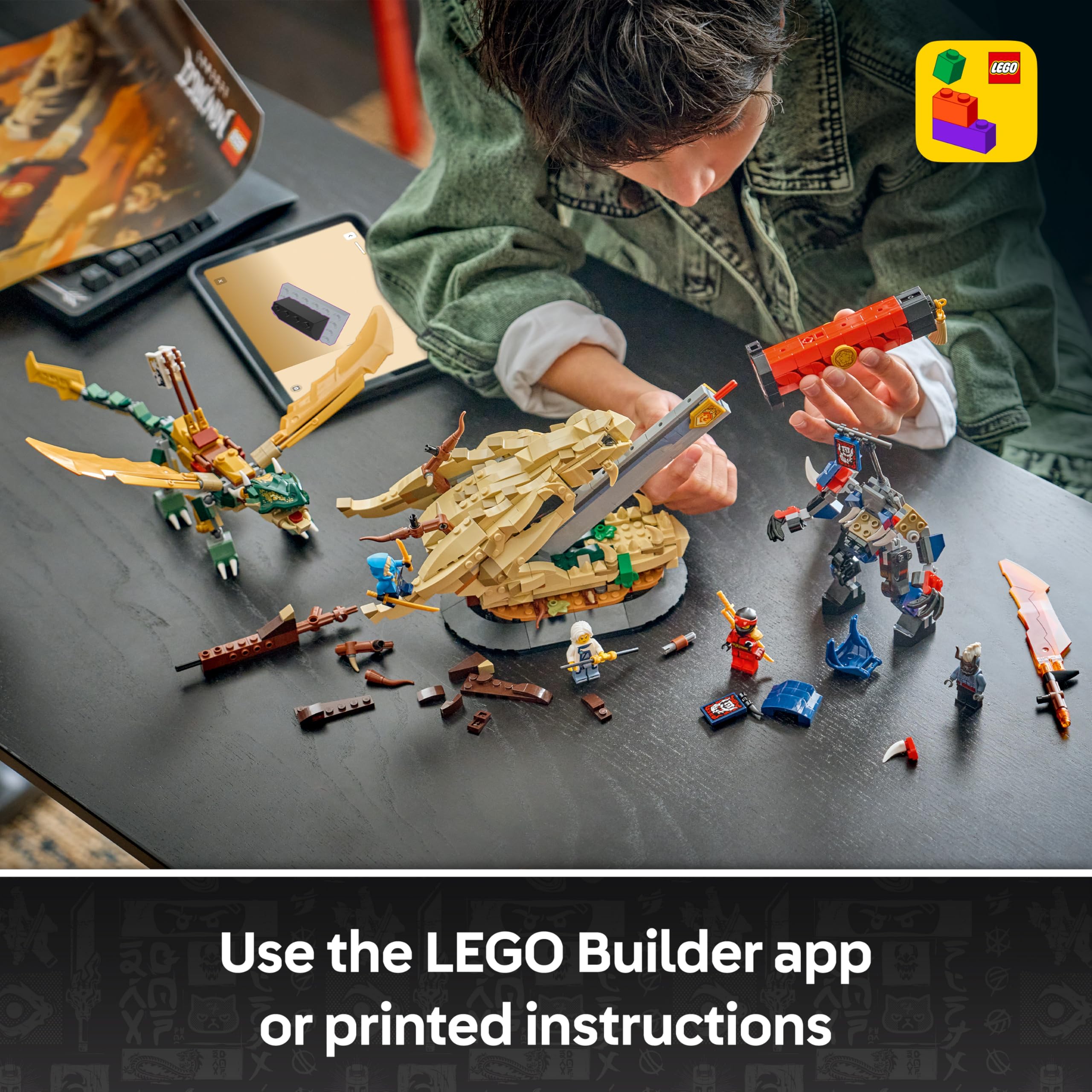 LEGO NINJAGO Battle at the Dragon's Blade Building Set | Ages 9+ | Model 71871 7