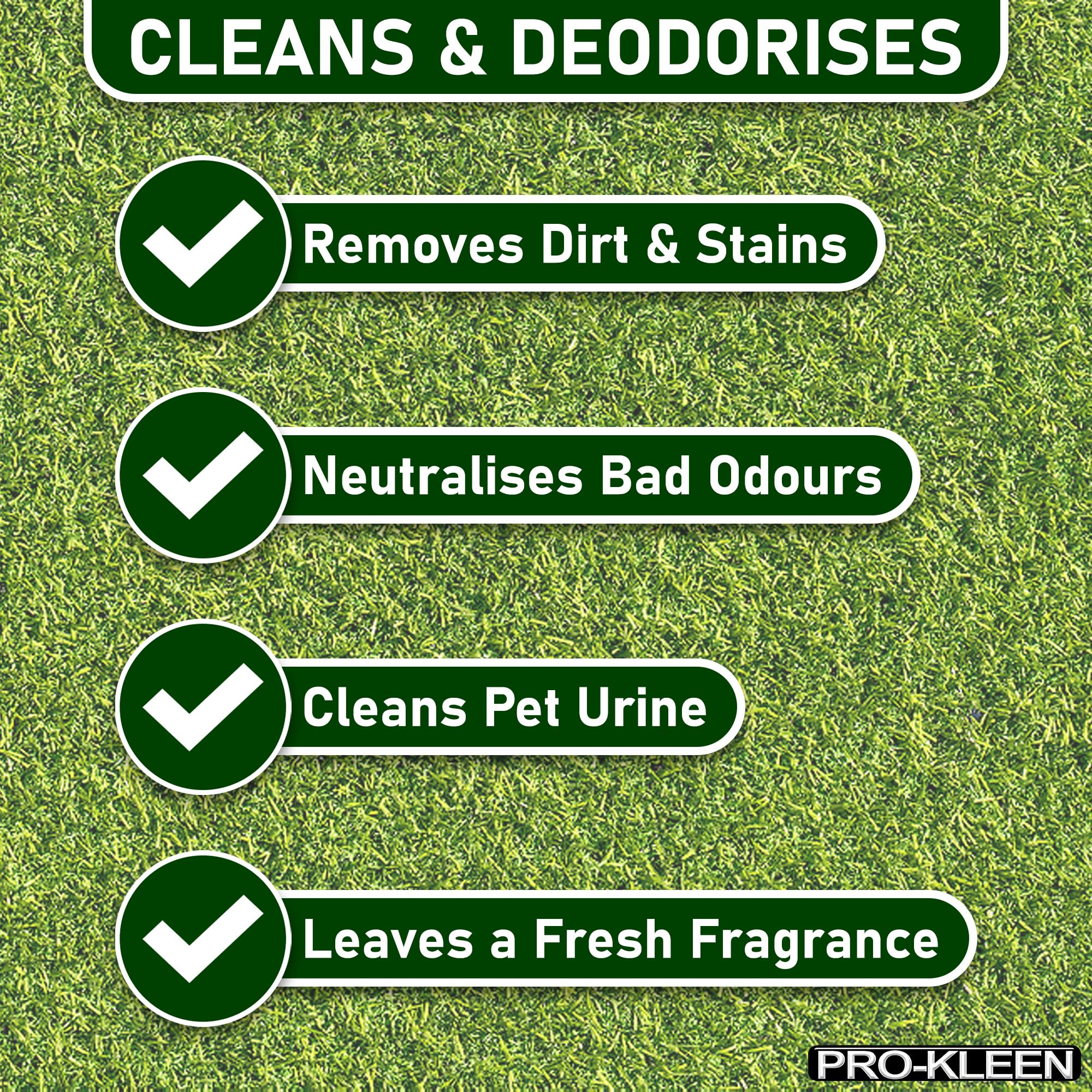 Pro-Kleen ProBio Artificial Grass Cleaner - Probiotic Deodoriser for Dogs | 1L Lavender Scent 8
