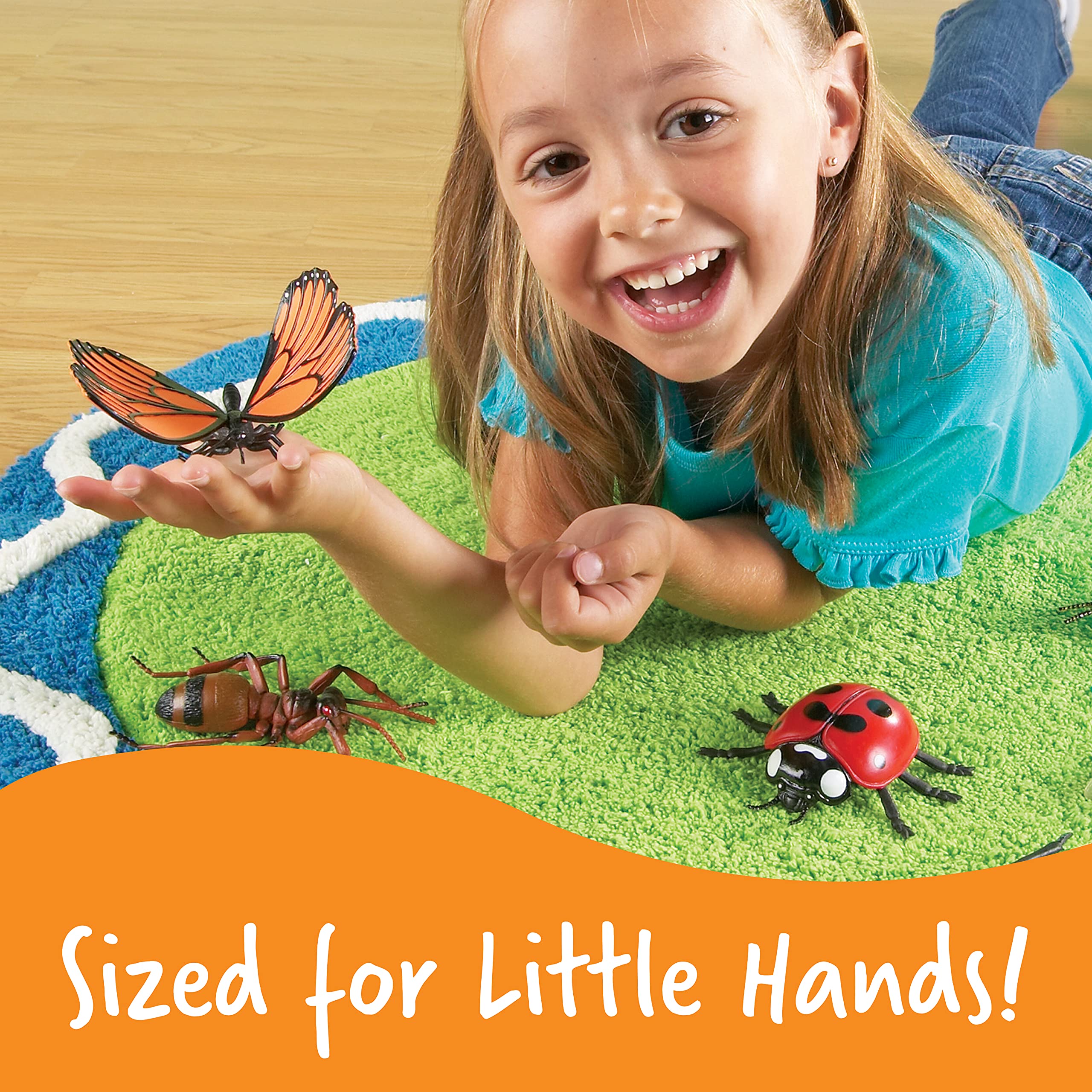 Learning Resources Jumbo Insects Toy Set for Ages 3-7 | Durable Plastic Figures 3