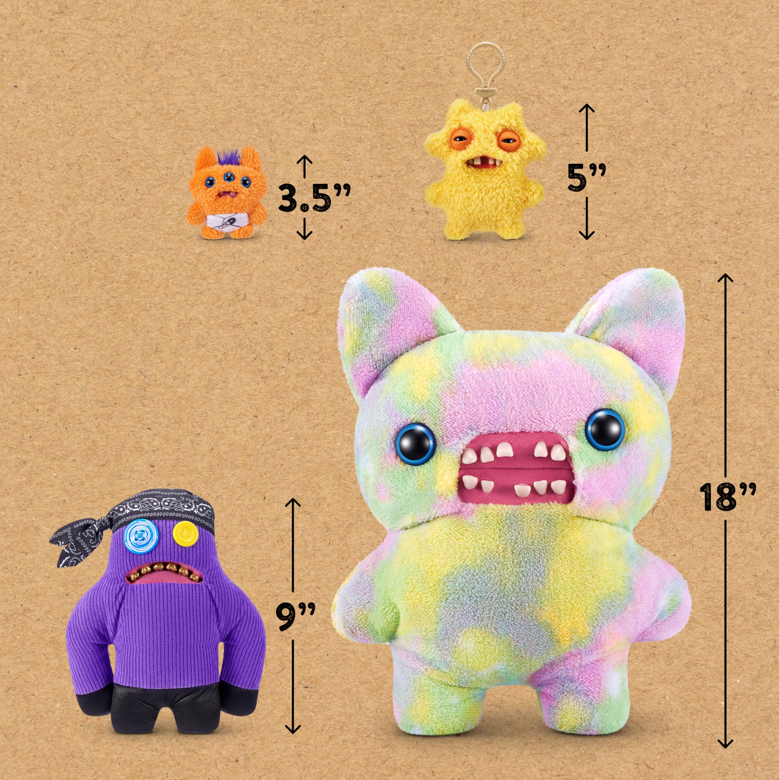 Fuggler Fugg Life 9-Inch Plush Toy (Sasquoosh) by ZURU – Funny Ugly Monster 7