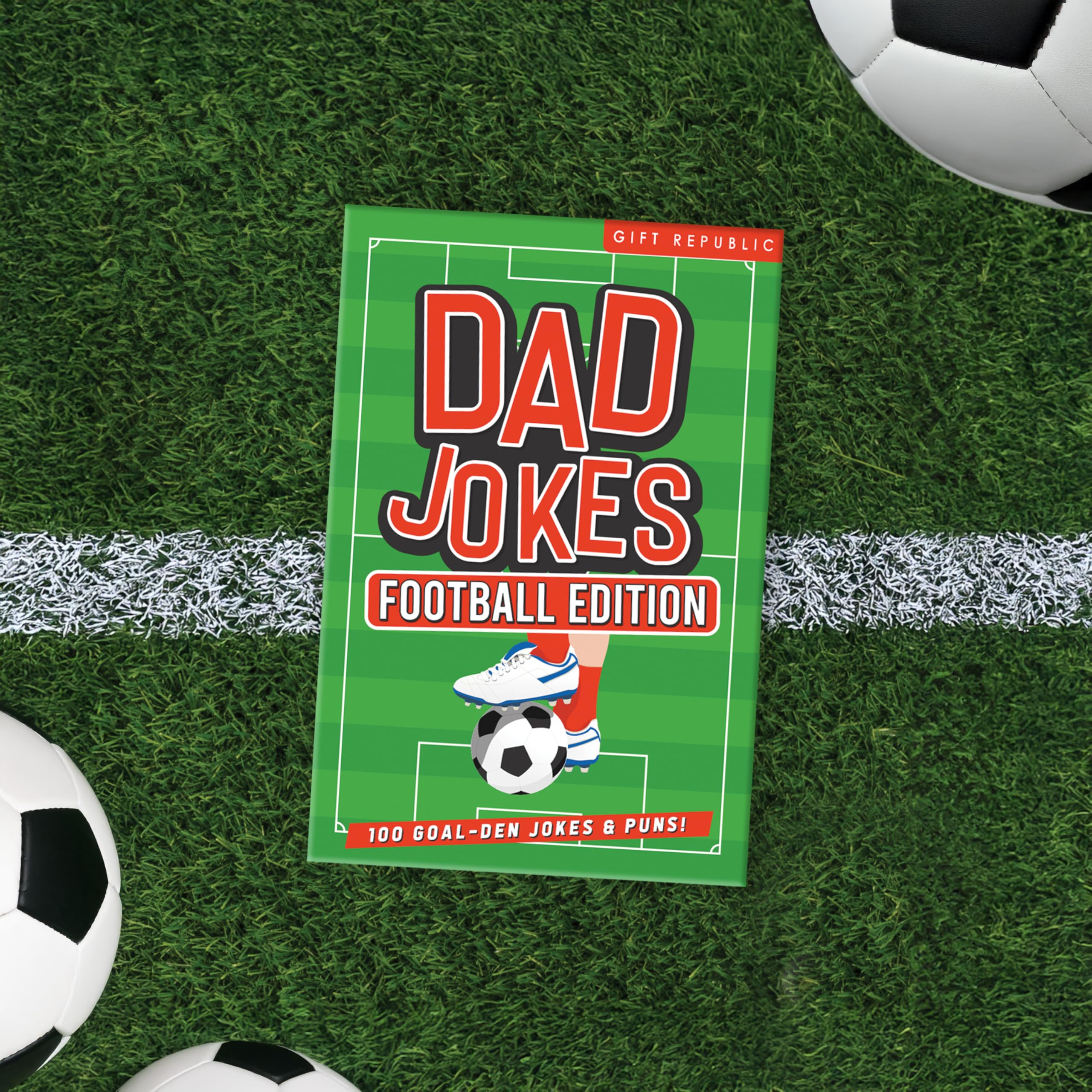 Gift Republic Football Dad Jokes - 100 Card Pack with Football-Themed Puns 12