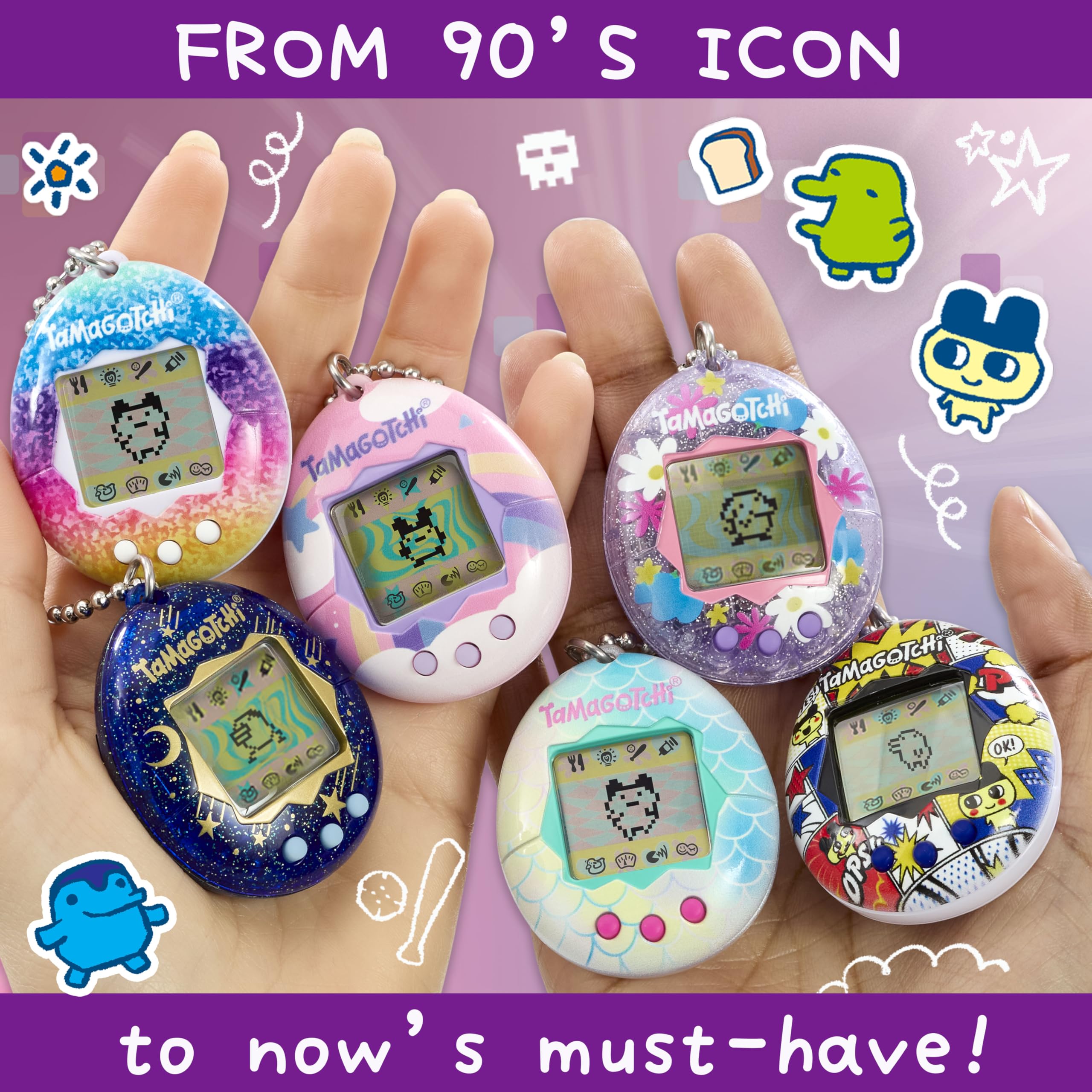 Bandai Tamagotchi Original Angel Tiara Digital Pet | Ages 8+ 7