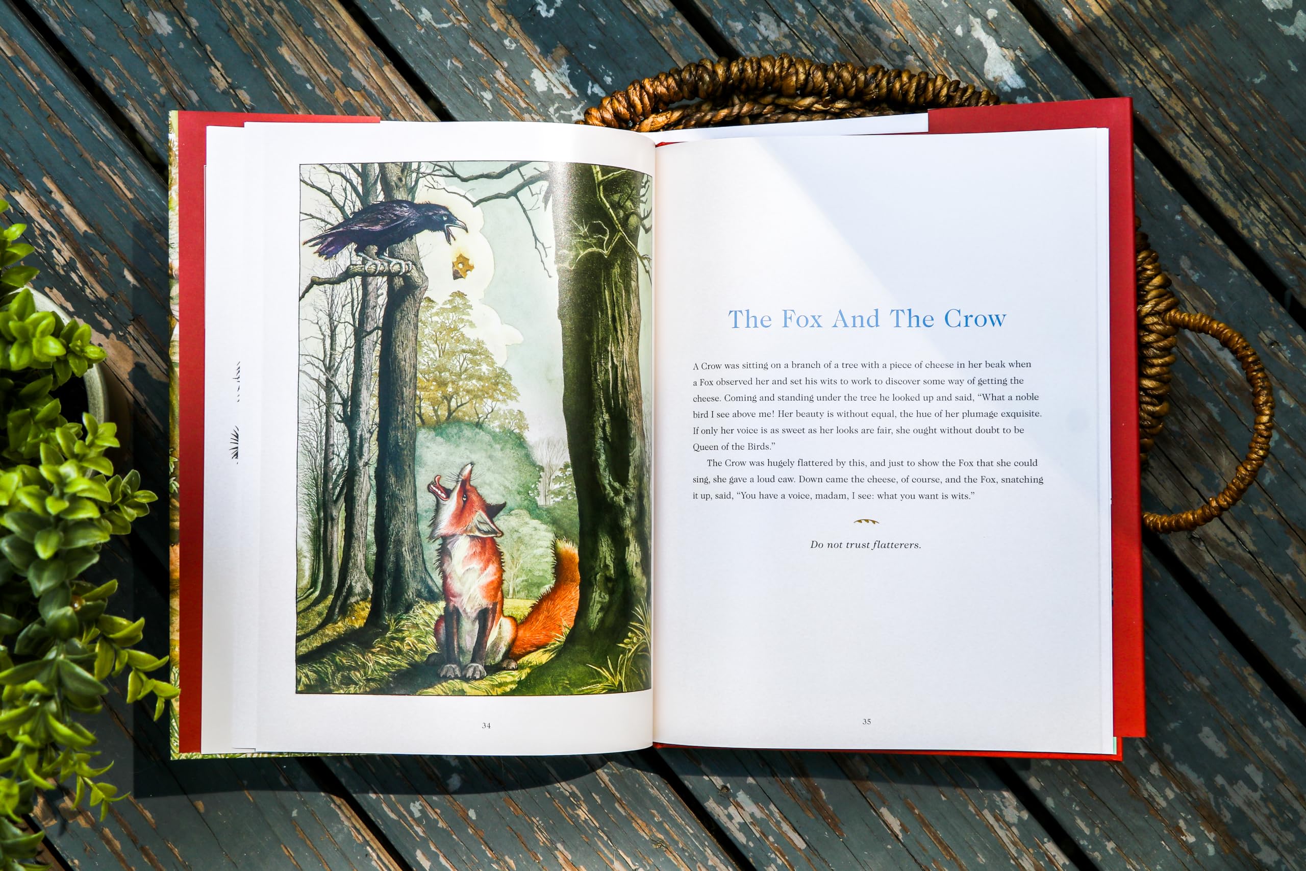 Applesauce Press Aesop's Fables - Illustrated Hardcover Picture Book for Ages 4+ | 64 Pages 3