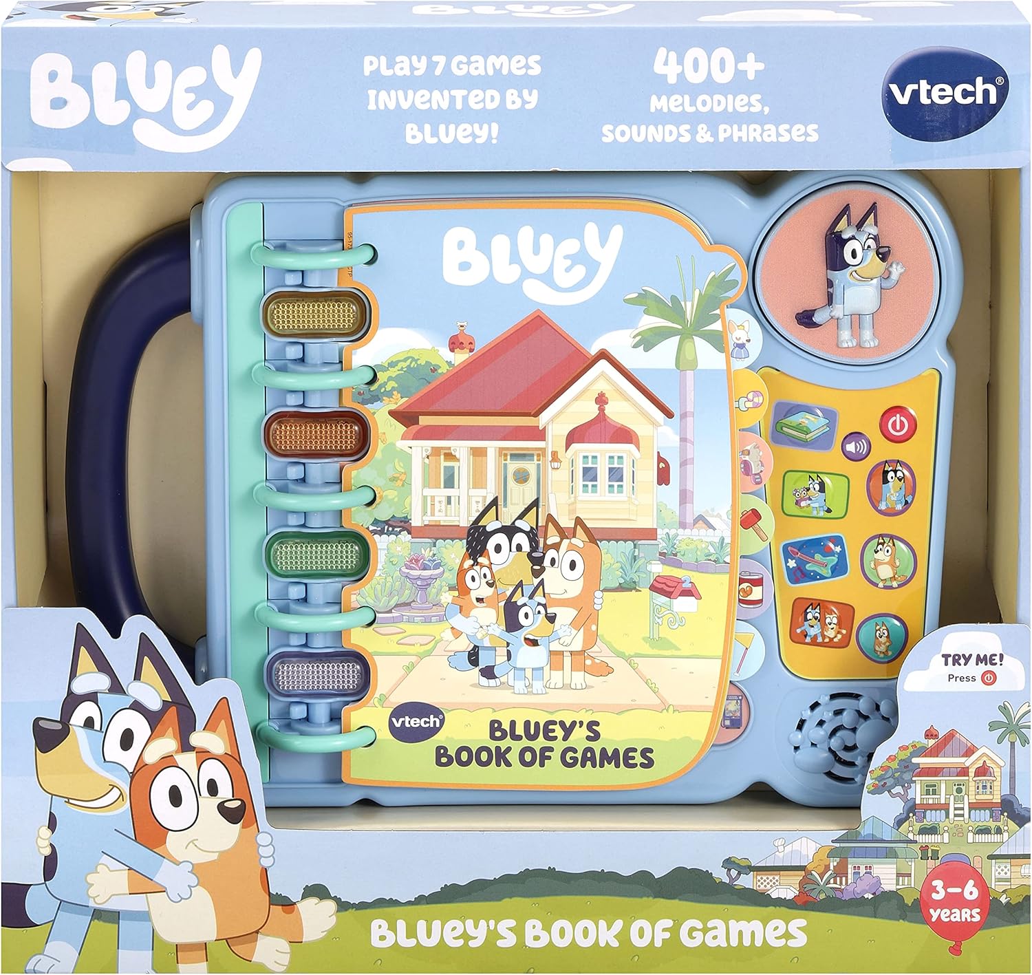 VTech Bluey's Book of Games - Interactive Learning Toy for Ages 3-6 6