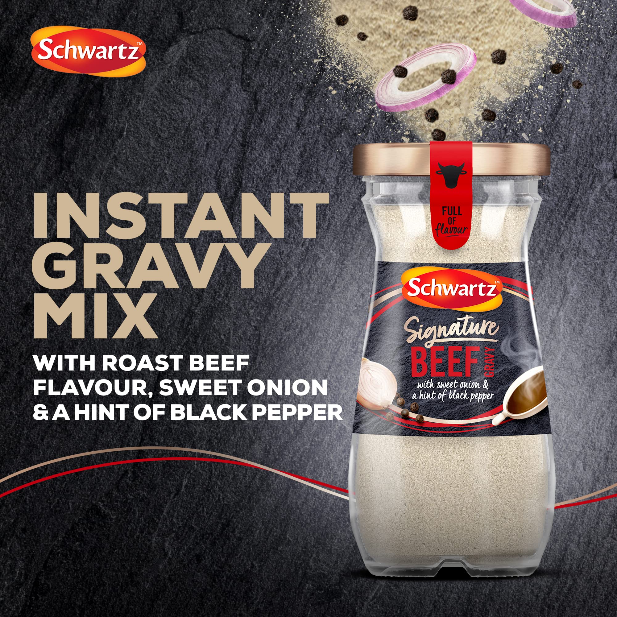 Schwartz Signature Beef Gravy 155 G | Pack of 2 | Roast Beef Flavour Instan 8