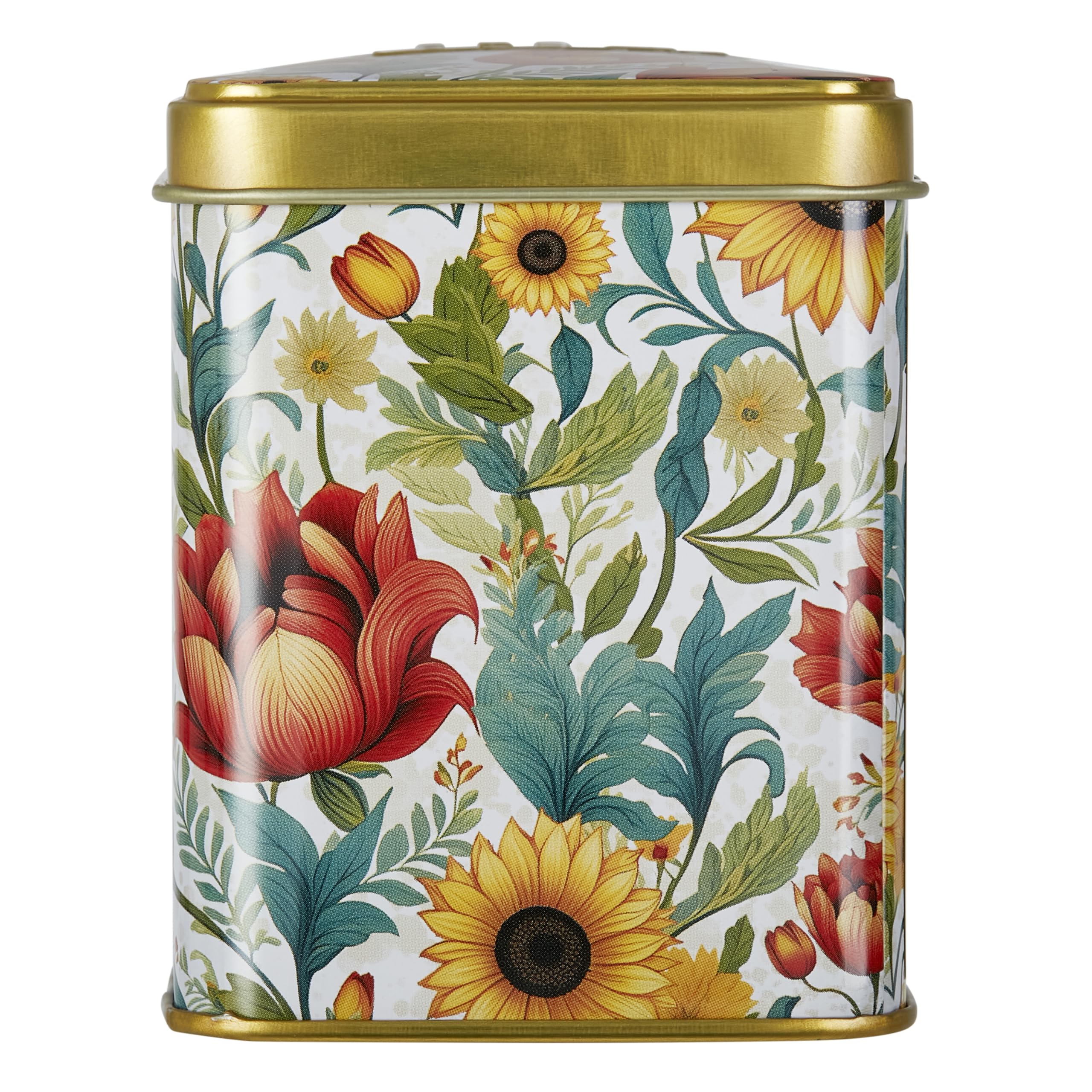 New English Teas - Victorian Sunflower Tea Tin with 40 English Afternoon Teabags 10