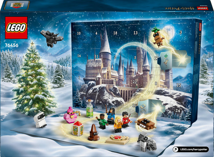 LEGO Harry Potter Advent Calendar 2025 - 278-Piece Building Set with 8 Minifigures & 6 Creatures for 7+