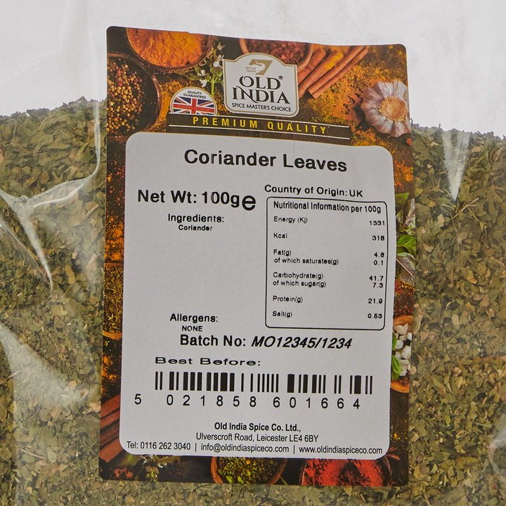 Old India Coriander Leaves 100g