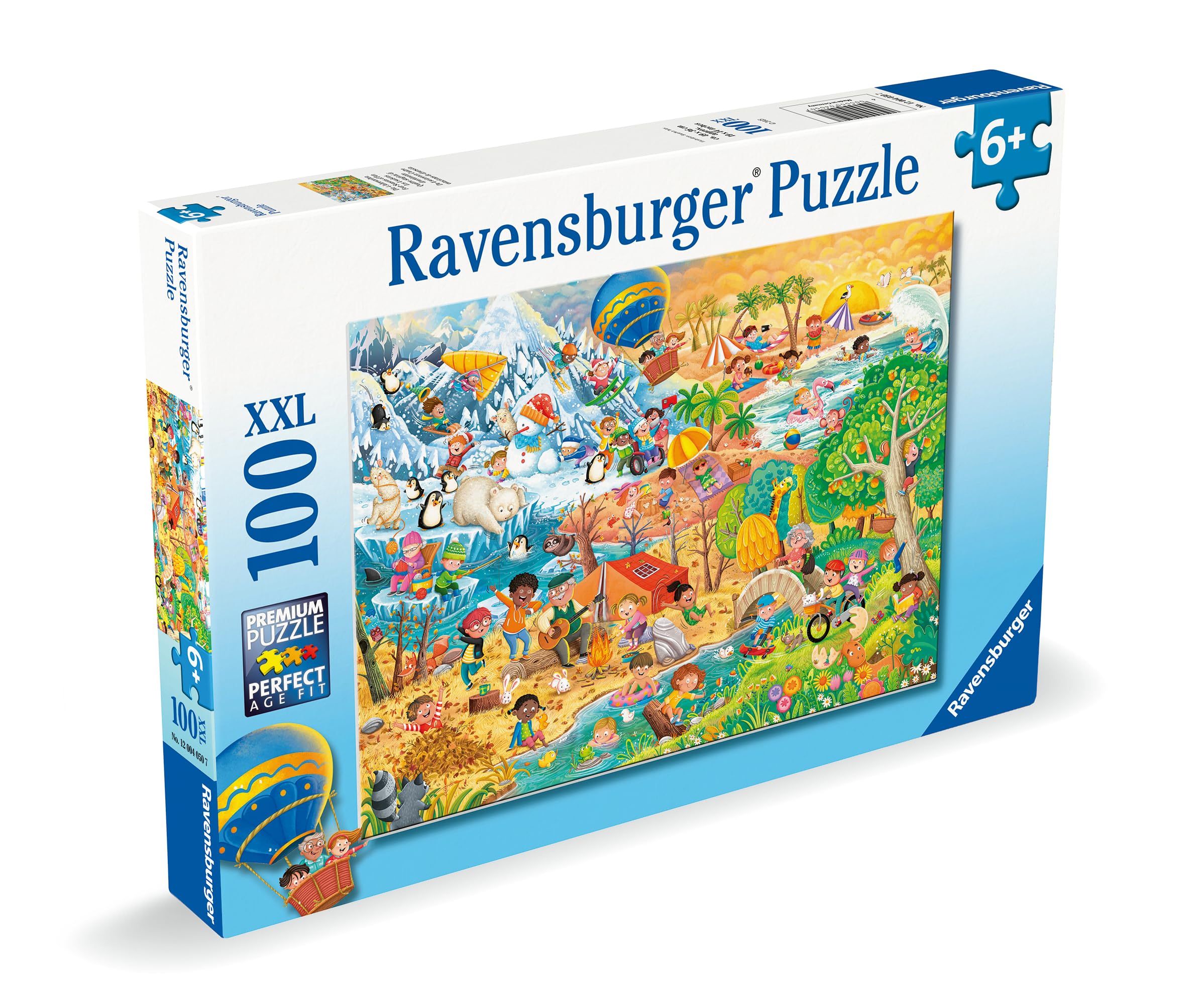 Ravensburger Four Seasons of Fun Jigsaw Puzzle - 100 XXL Pieces for Ages 6+