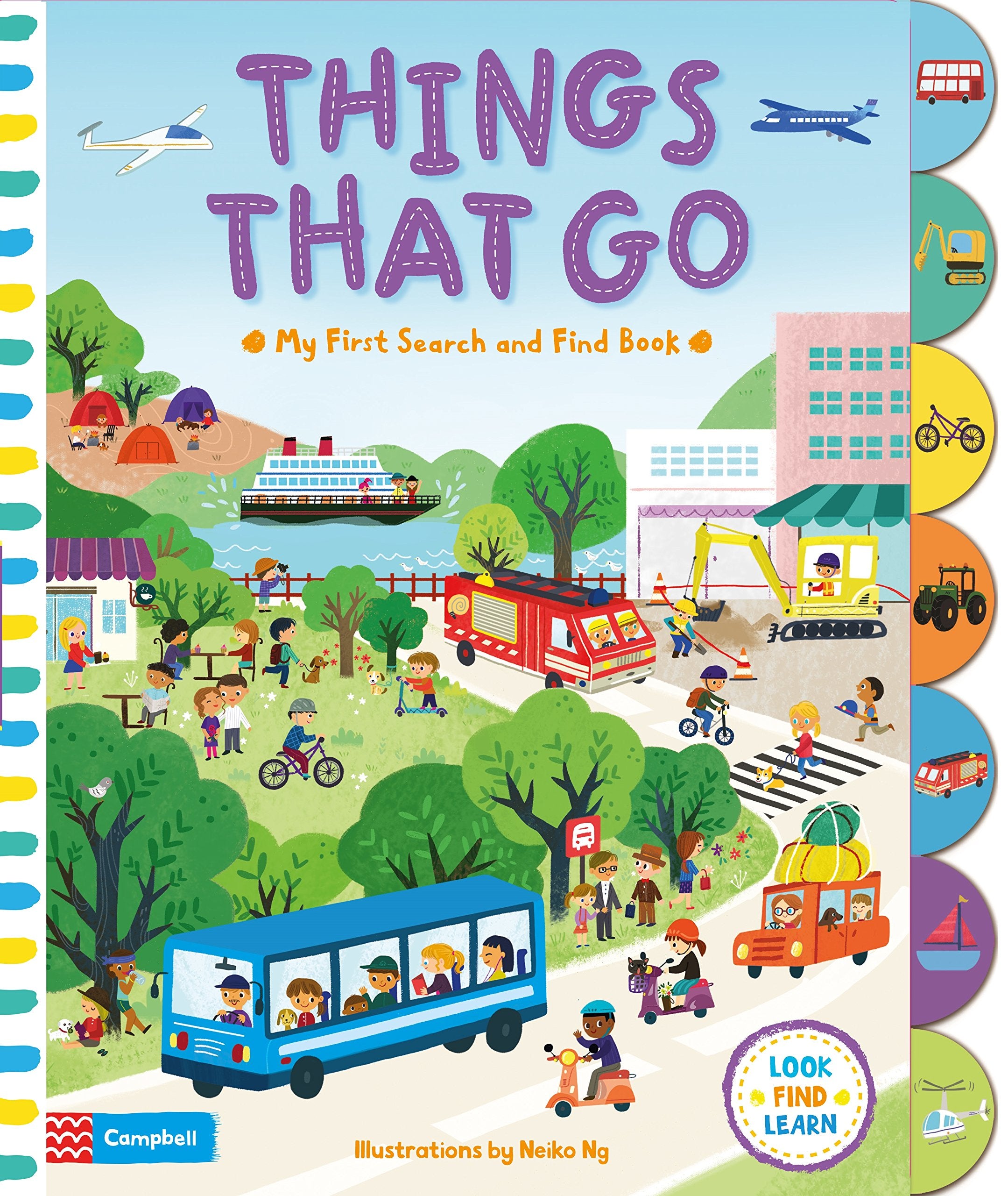 Campbell Books Things That Go - Large Format Board Book | Ages 1-3