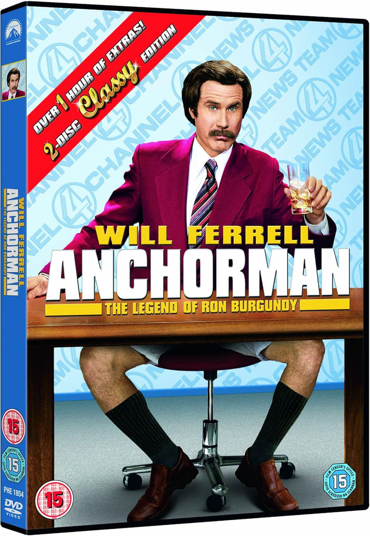 Anchorman - The Legend of Ron Burgundy (2004) - DVD Theatrical Cut (Region 2)