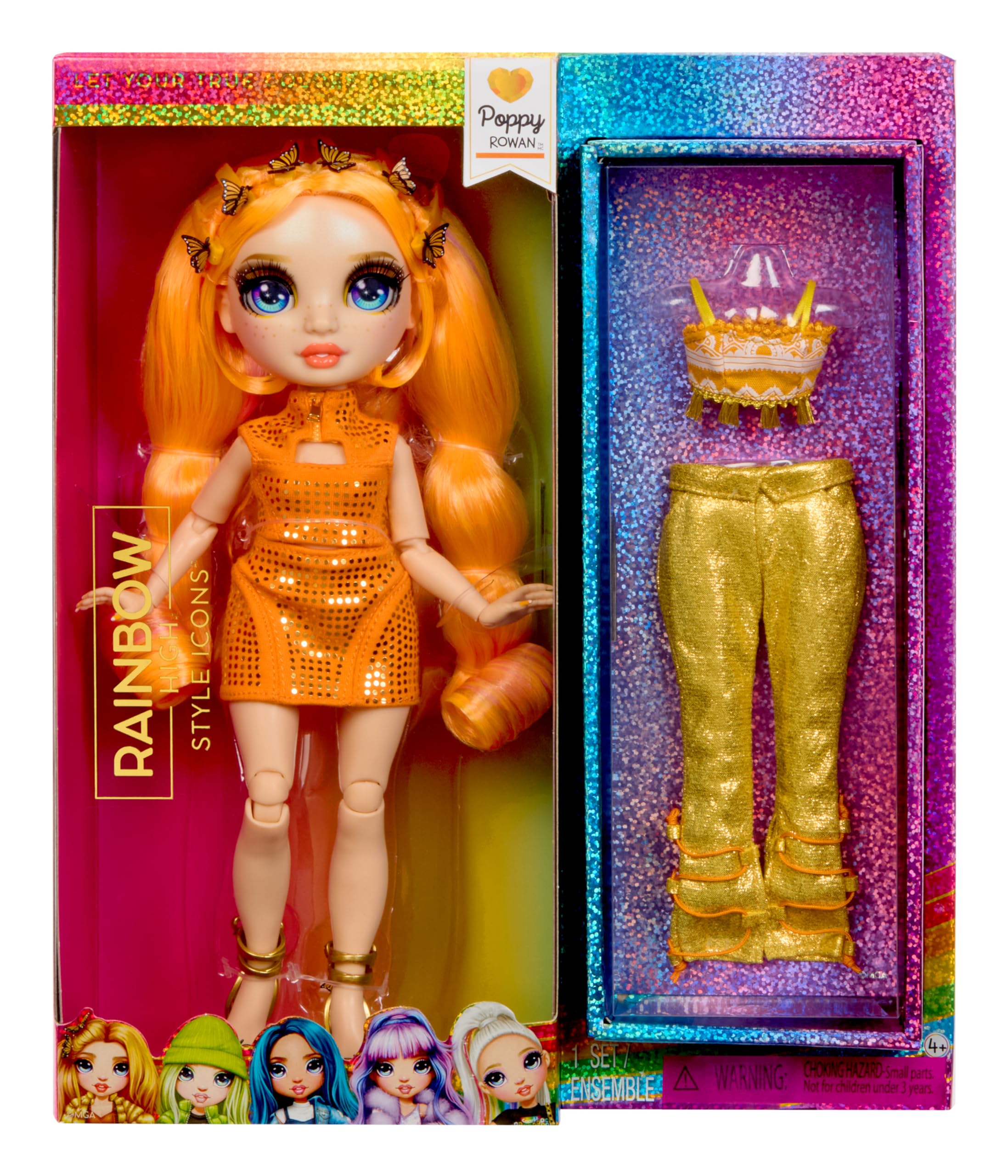 Rainbow High Style Icons Poppy Doll - 28cm Fashion Doll with 13 Points of Articulation 1