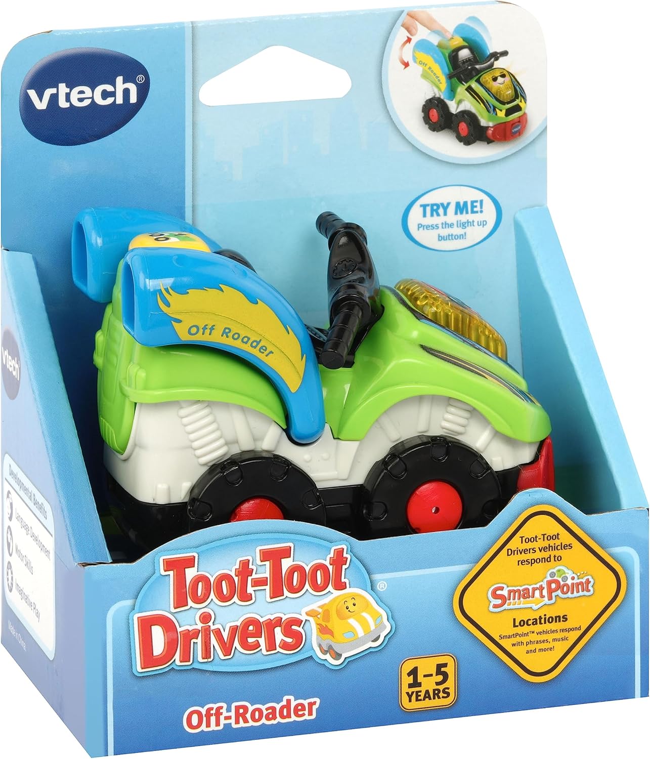 VTech Toot-Toot Drivers Off-Roader - Interactive Musical Toy Vehicle for Toddlers 12 Months+ 6
