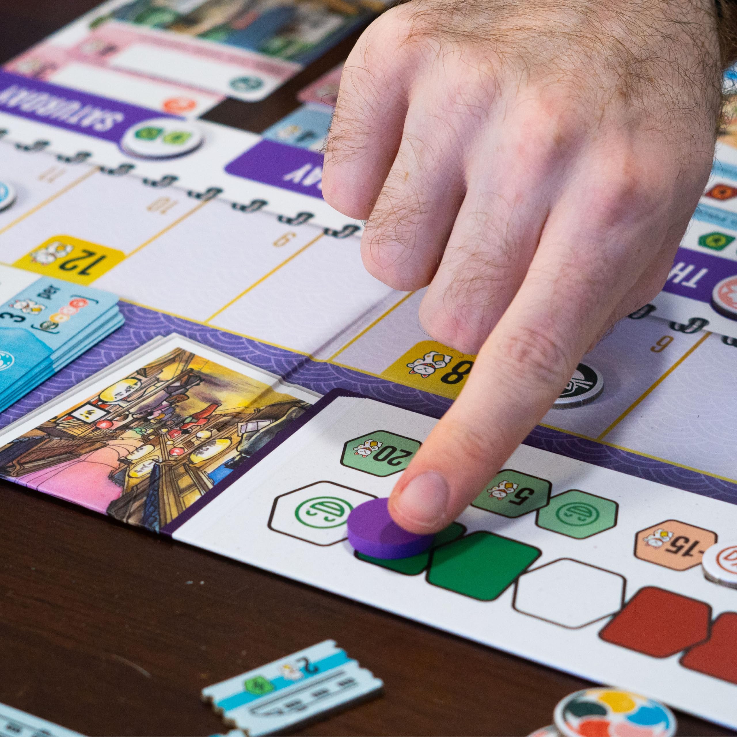 AEG Let's Go! To Japan Family Board Game 8