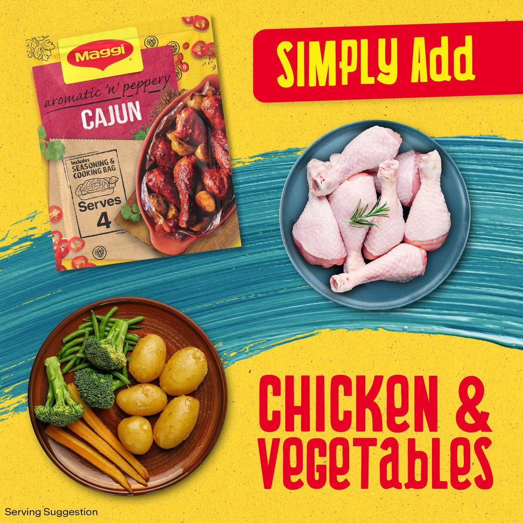 MAGGI - So Juicy Cajun Chicken Recipe Mix (38g sachet)