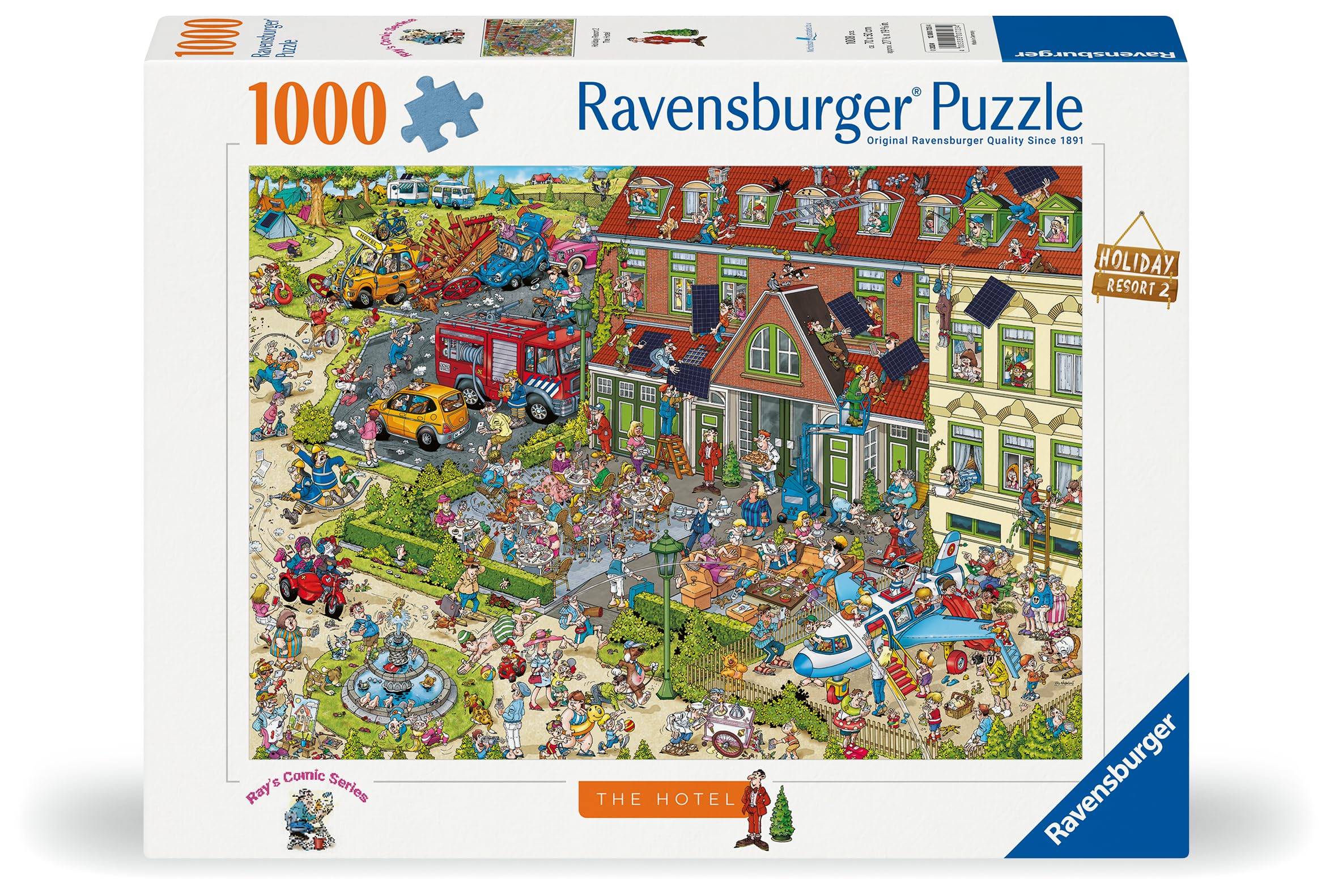 Ravensburger Ray's Comic Series - The Hotel Jigsaw Puzzle | 1000 Pieces | 70 x 50cm