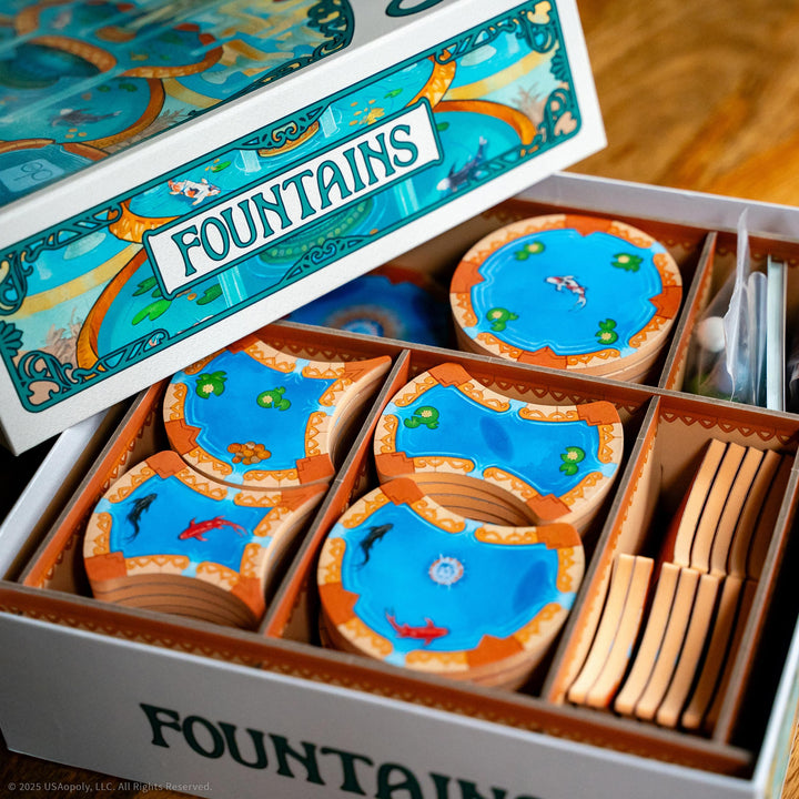 USAopoly Fountains Board Game