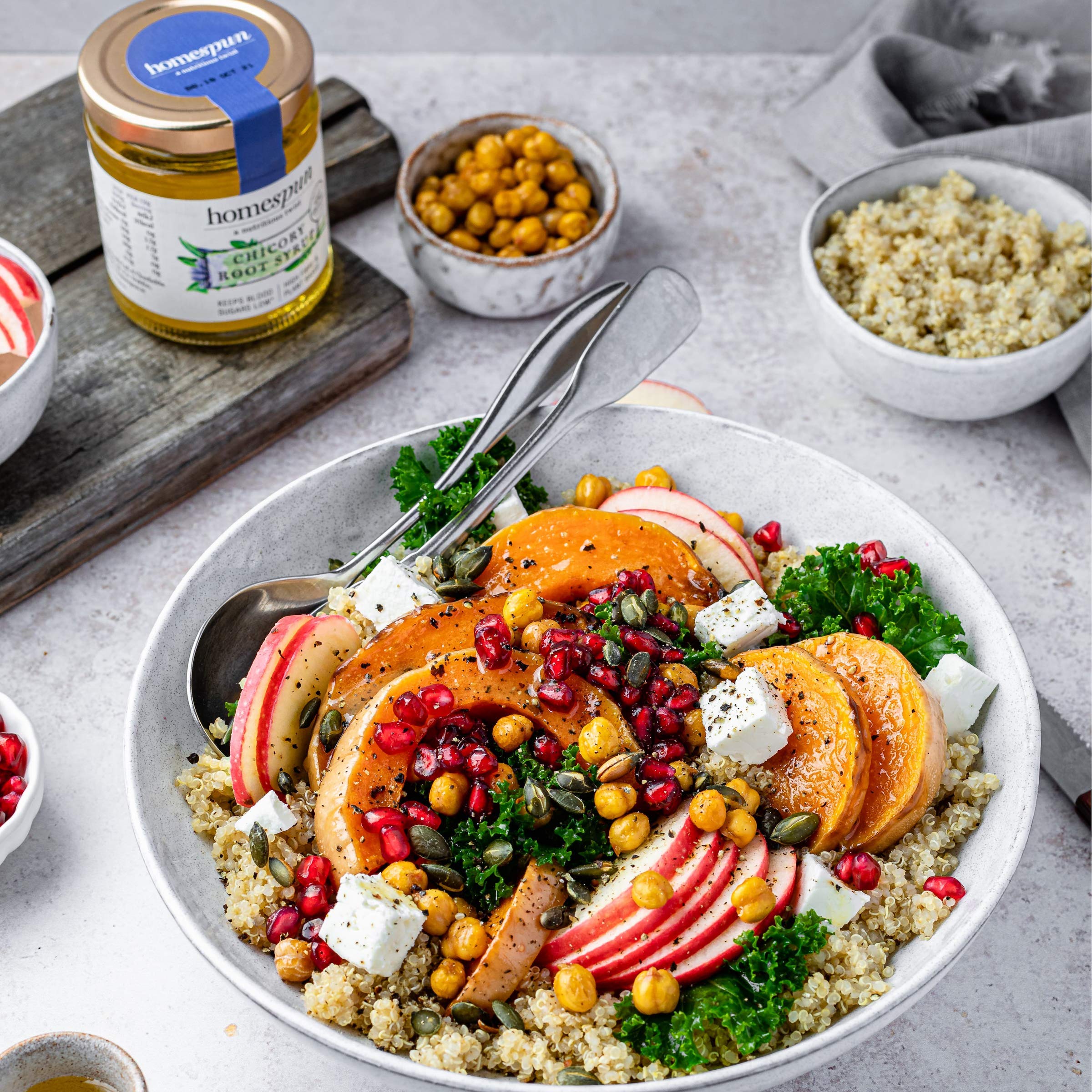 Homs pun Chicory Root Syrup - Keto & Low Carb Sweetener - Low Sugar, Vegan 8