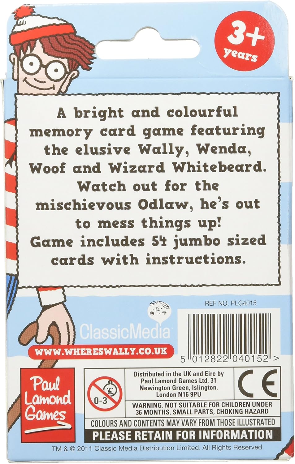 Paul Lamond Where's Waldo Card Game 2