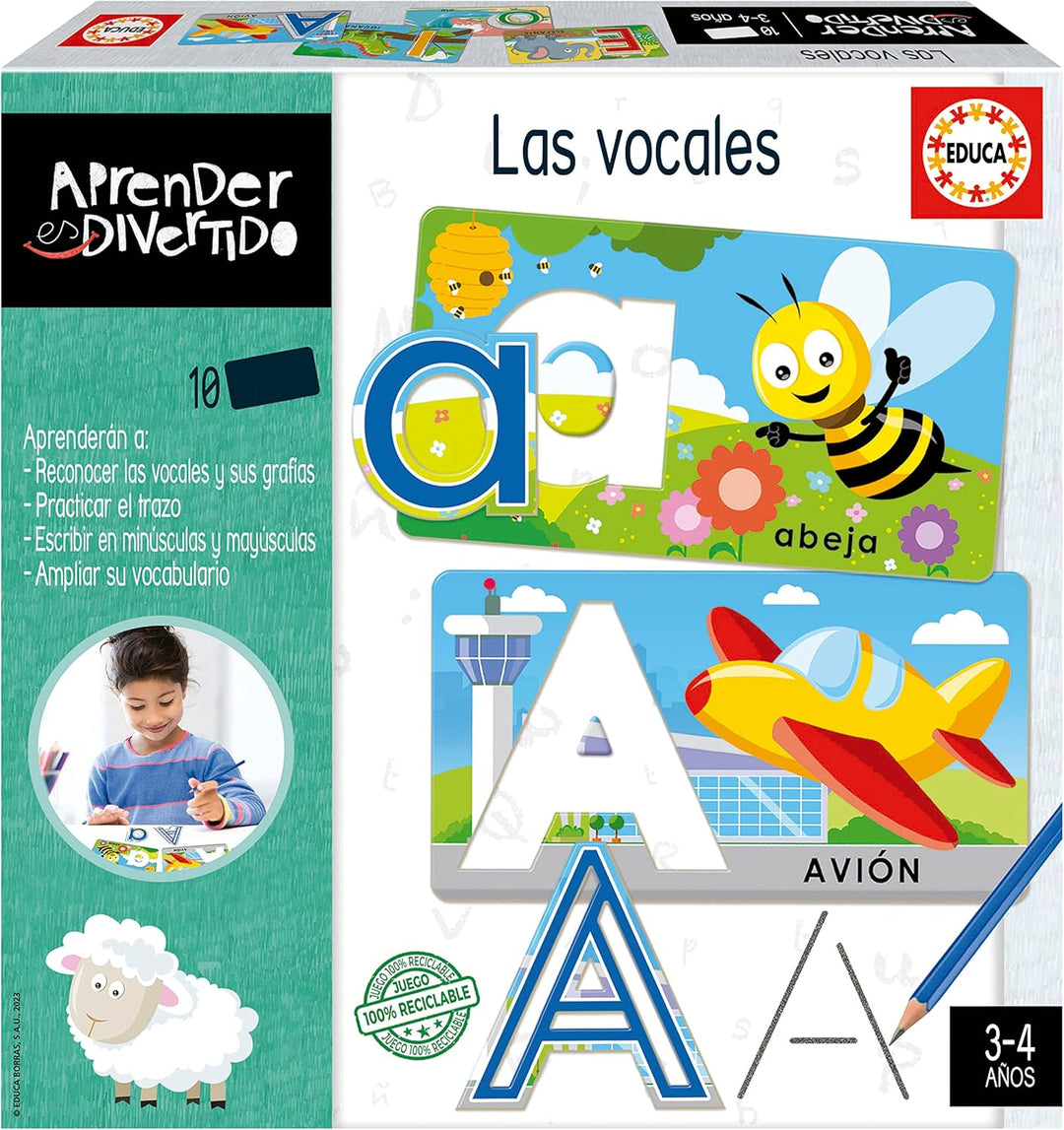 JUEGO LAS VOCALES EDUCA - Educa (Educational Game, Assorted Colors)