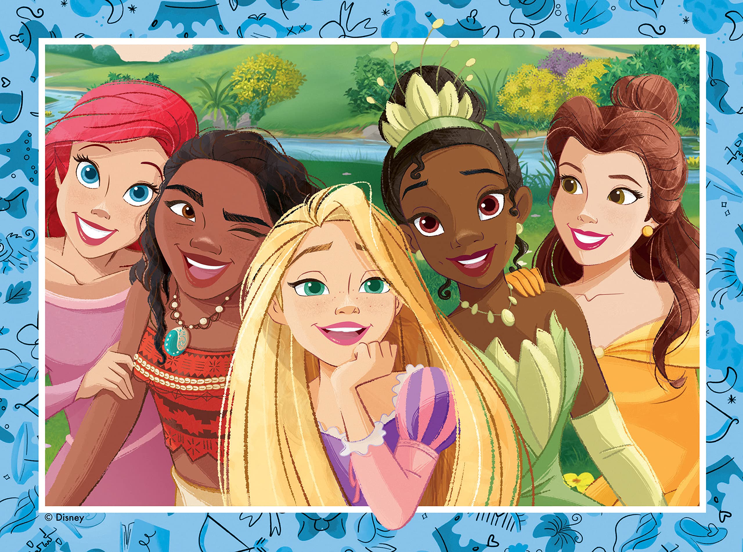 Ravensburger Disney Princess 4 in a Box Jigsaw Puzzles Set - 12, 16, 20 & 24 Pieces for Ages 3+ 2