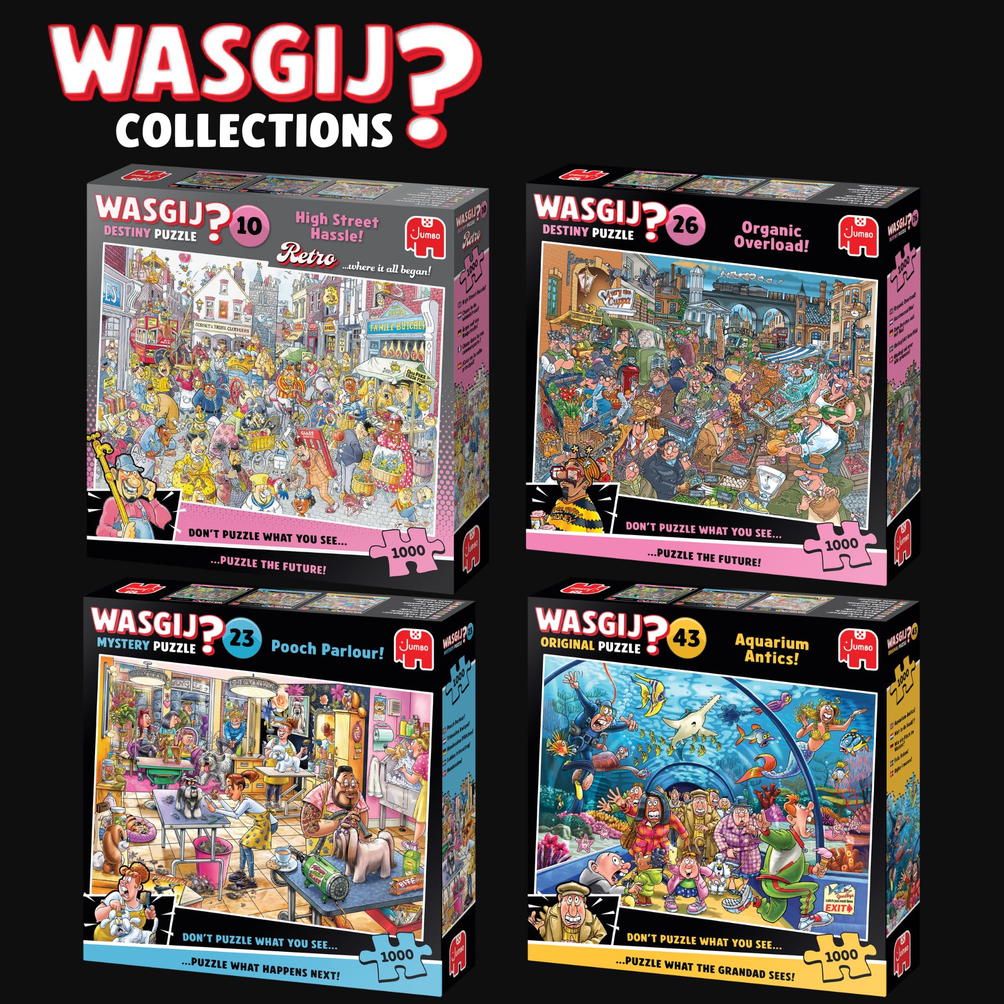 Wasgij Retro Destiny 10 High Street Hassle! Jigsaw Puzzle - 1000 Pieces, Adult 7