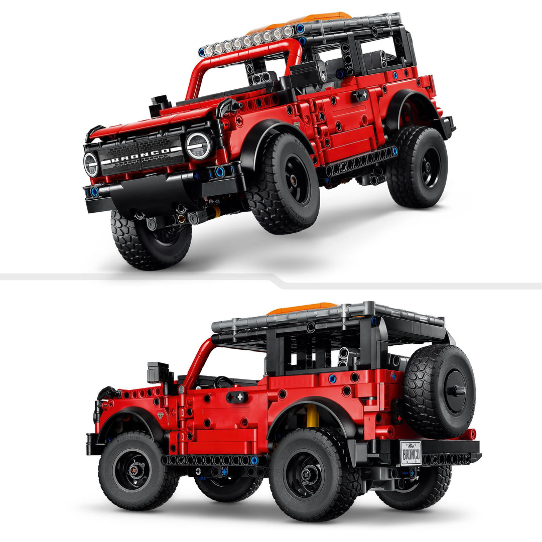 LEGO Technic Ford Bronco SUV Building Kit - Off-Road Vehicle Model with Moving Parts for Ages 9+