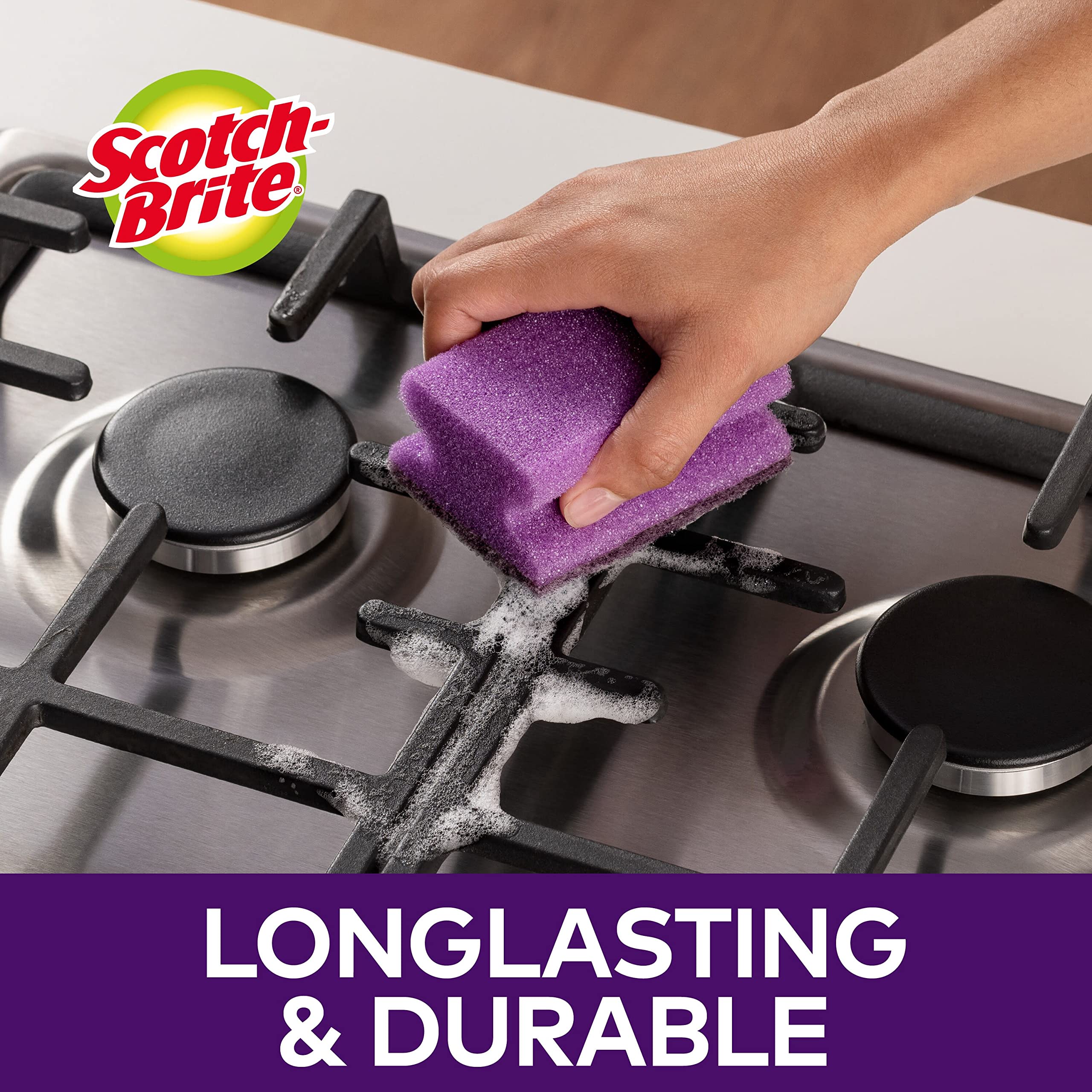 Scotch-Brite Extreme Scrub Sponge - Heavy Duty Cleaning | 12 Pack 4