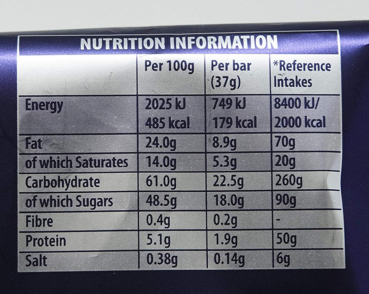 Cadbury Dairy Milk Caramel Chocolate Bar, 37 g (Pack of 4)
