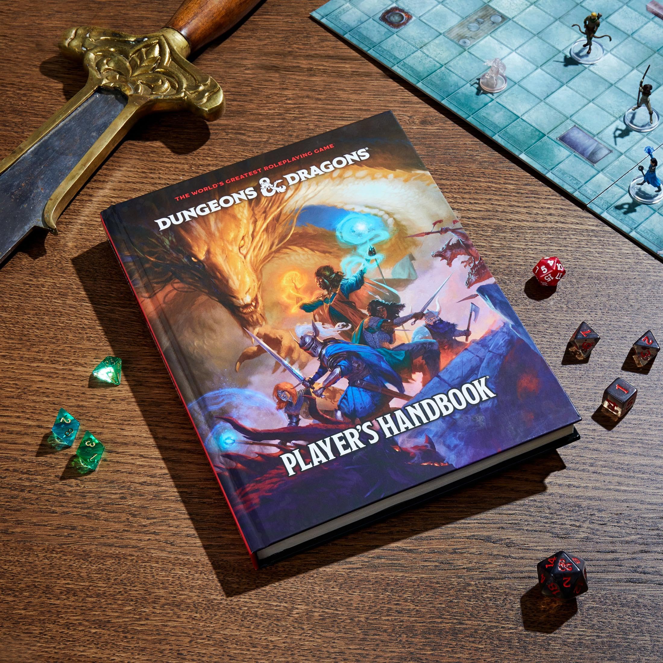 Dungeons & Dragons Player's Handbook - 2024 Core Rulebook | Expanded Character Options | New Combat Mechanics | English