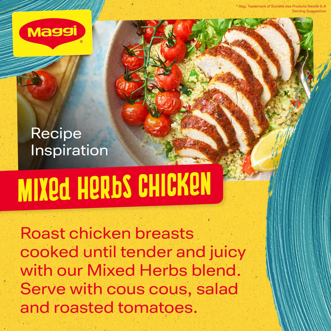 MAGGI So Juicy Mixed Herbs Chicken Seasoning with Cooking Bag, 30g