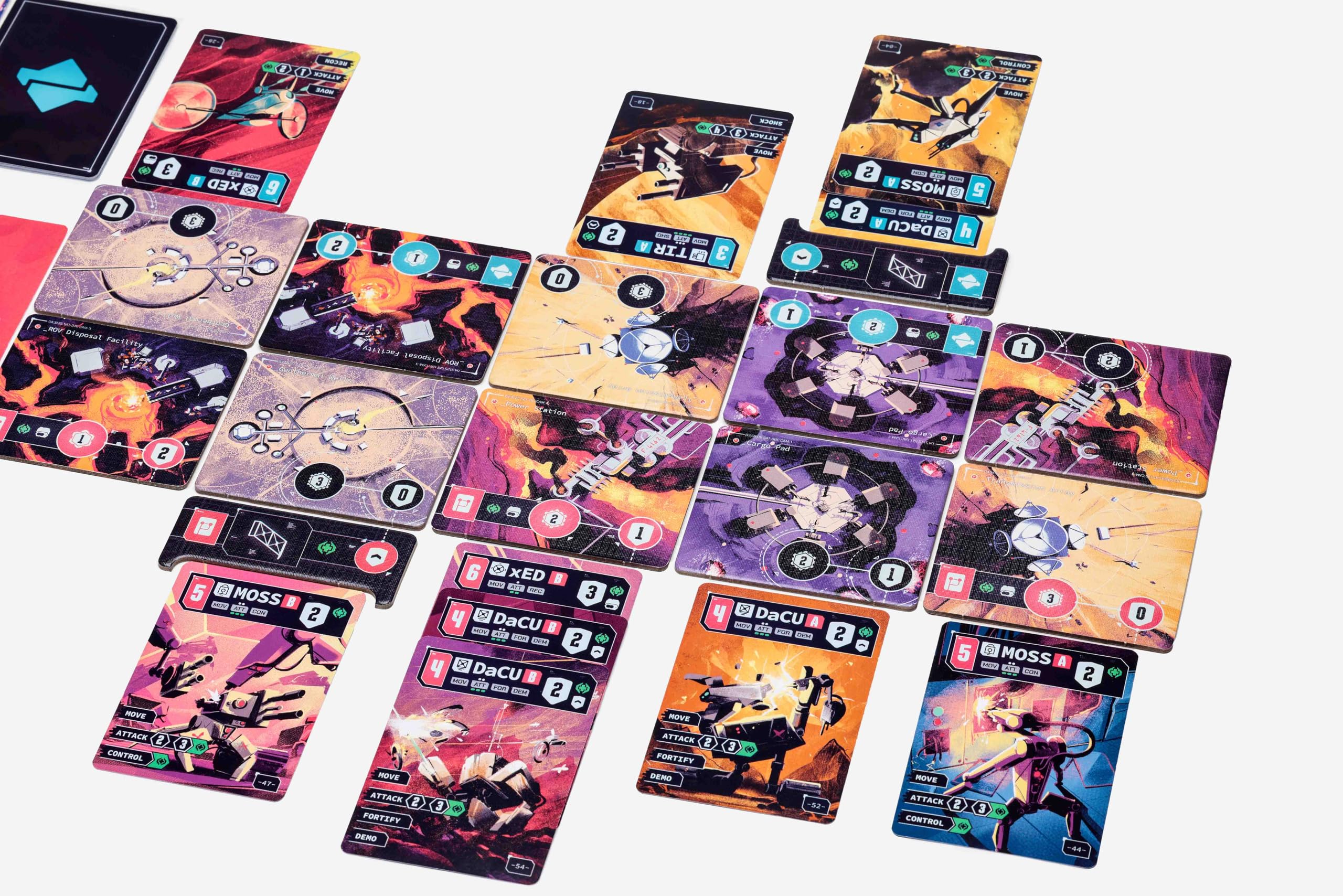 Osprey Games Line of Fire: Burnt Moon - 2 Player Deck-Building Card Game | Ages 14+