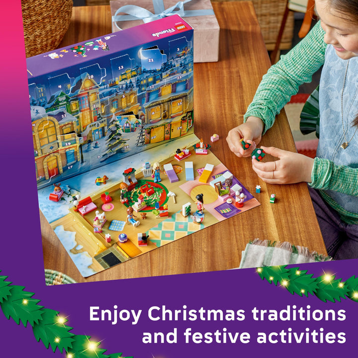 LEGO Friends Advent Calendar 2025 - 24 Days of Festive Building Fun for Kids 6+