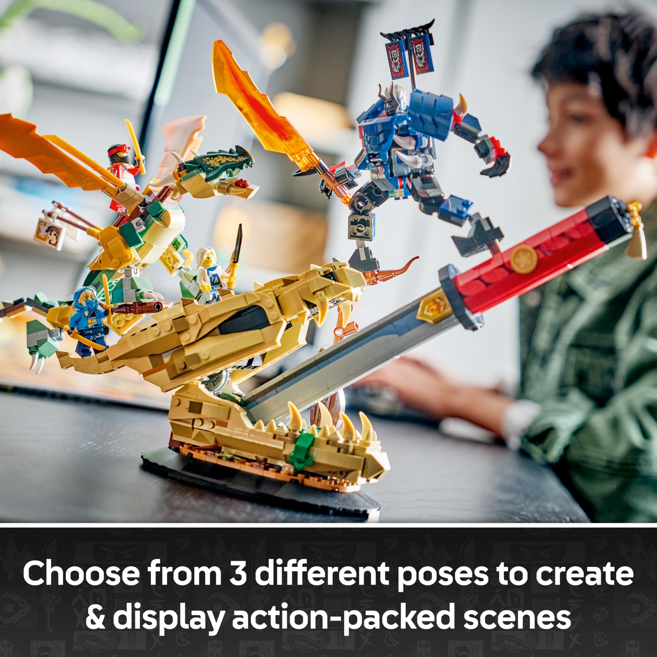 LEGO NINJAGO Battle at the Dragon's Blade Building Set | Ages 9+ | Model 71871 5