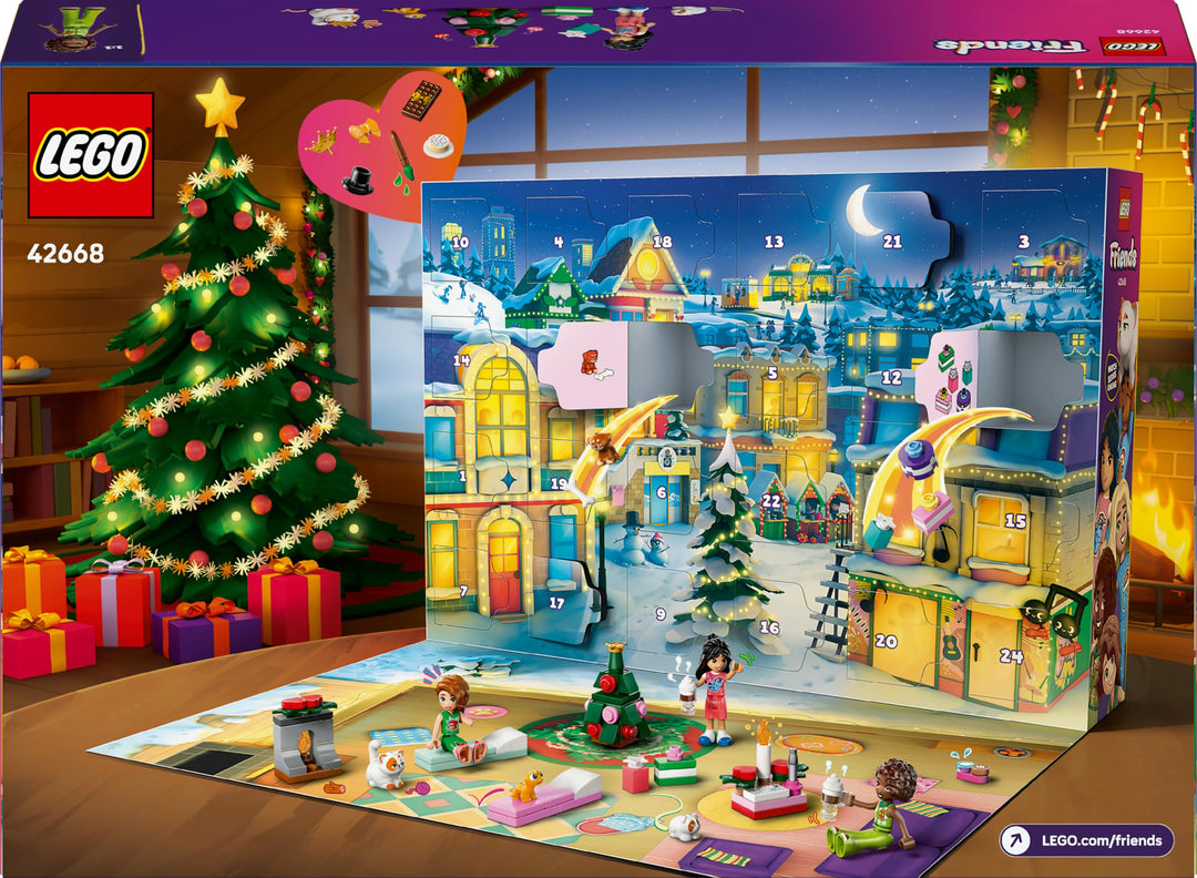 LEGO Friends Advent Calendar 2025 - 24 Days of Festive Building Fun for Kids 6+