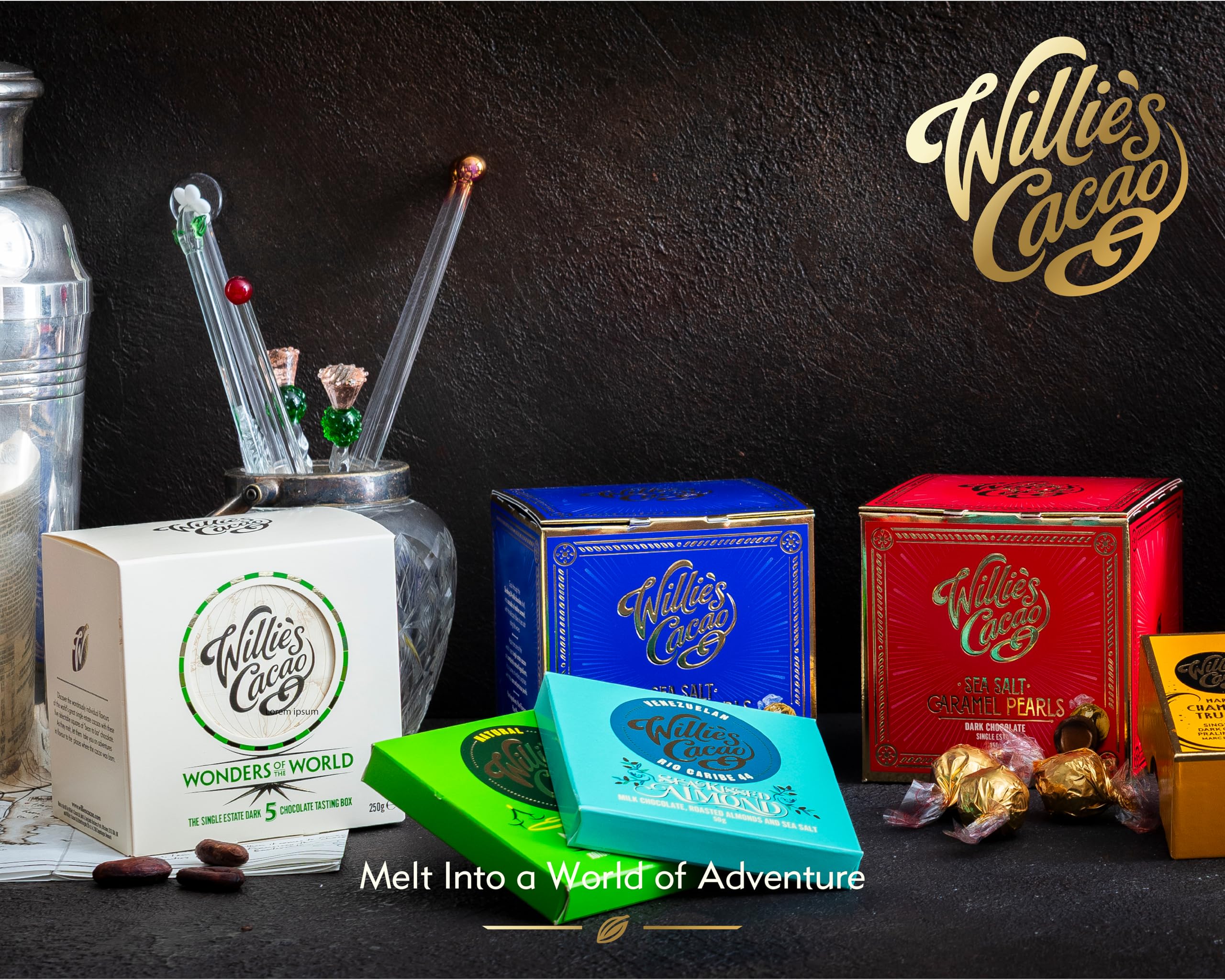 Willie's Cacao - Milk Chocolate Salted Caramel Pearls 150g – Gift Box of 20 Individually Wrapped Artisan Chocolates 5