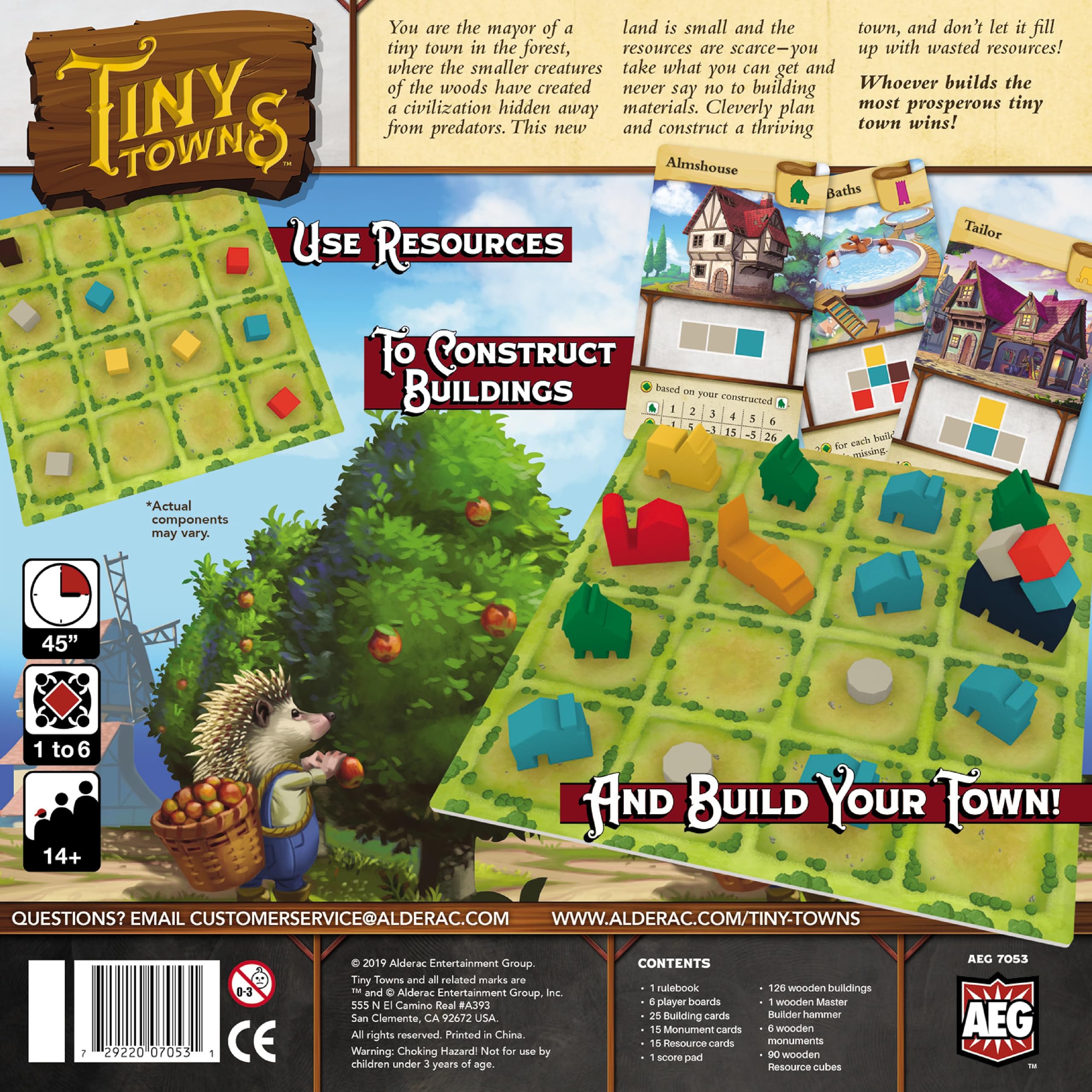 Alderac Entertainment Group Tiny Towns Board Game 6