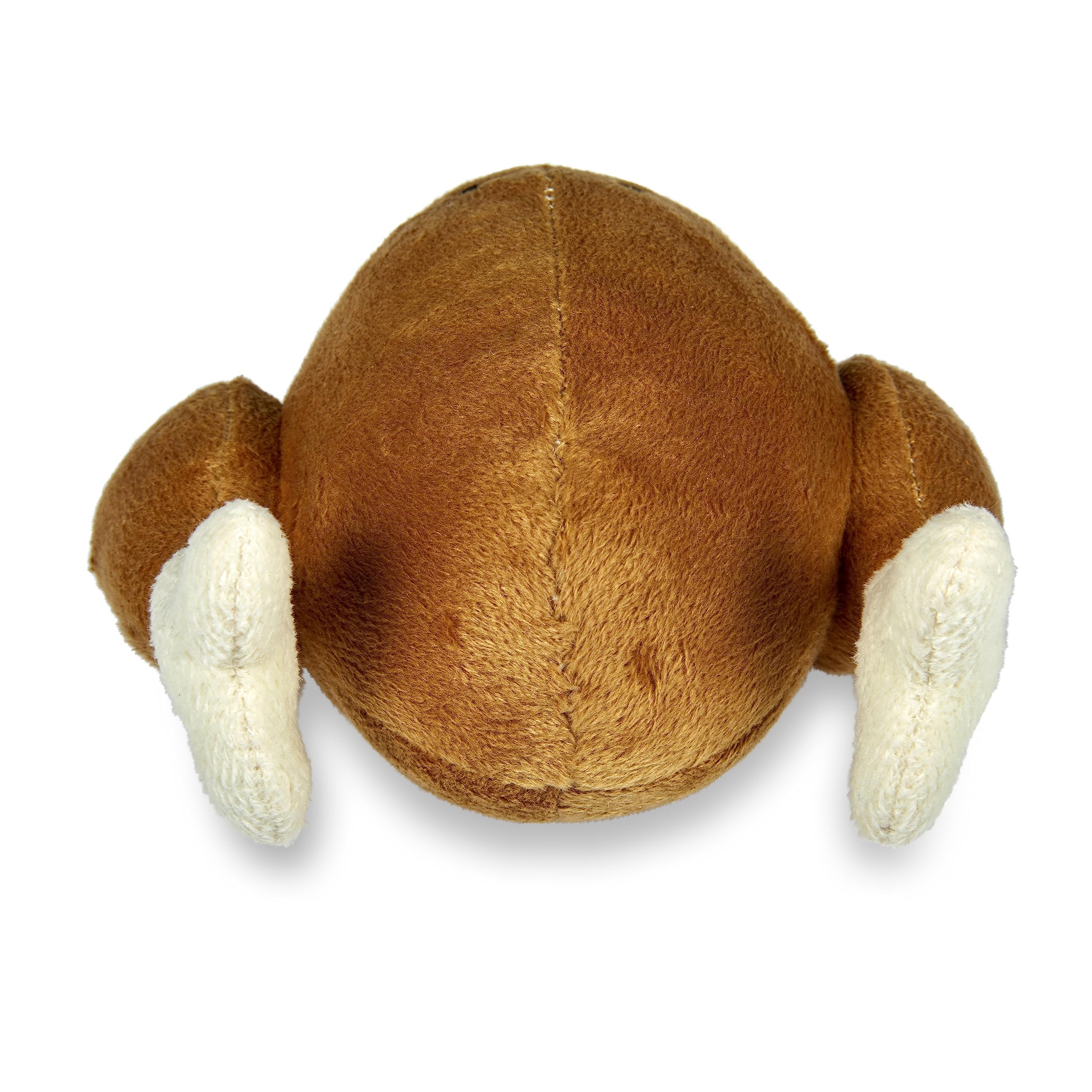 Petface Foodie Faces Roast Chicken Plush Dog Toy - Squeaker Included | Lightweight | Pack of 1 4