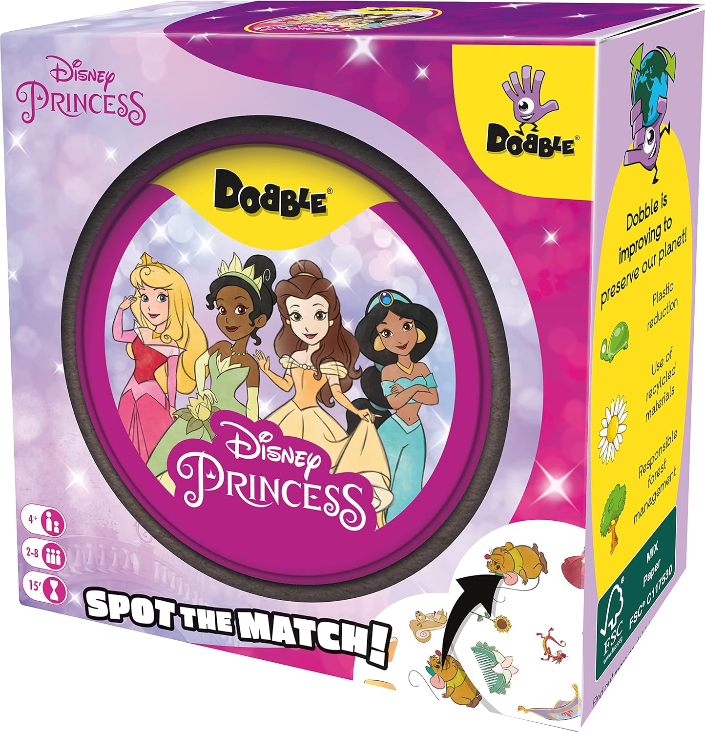 Asmodee Dobble Disney Princess Card Game 6