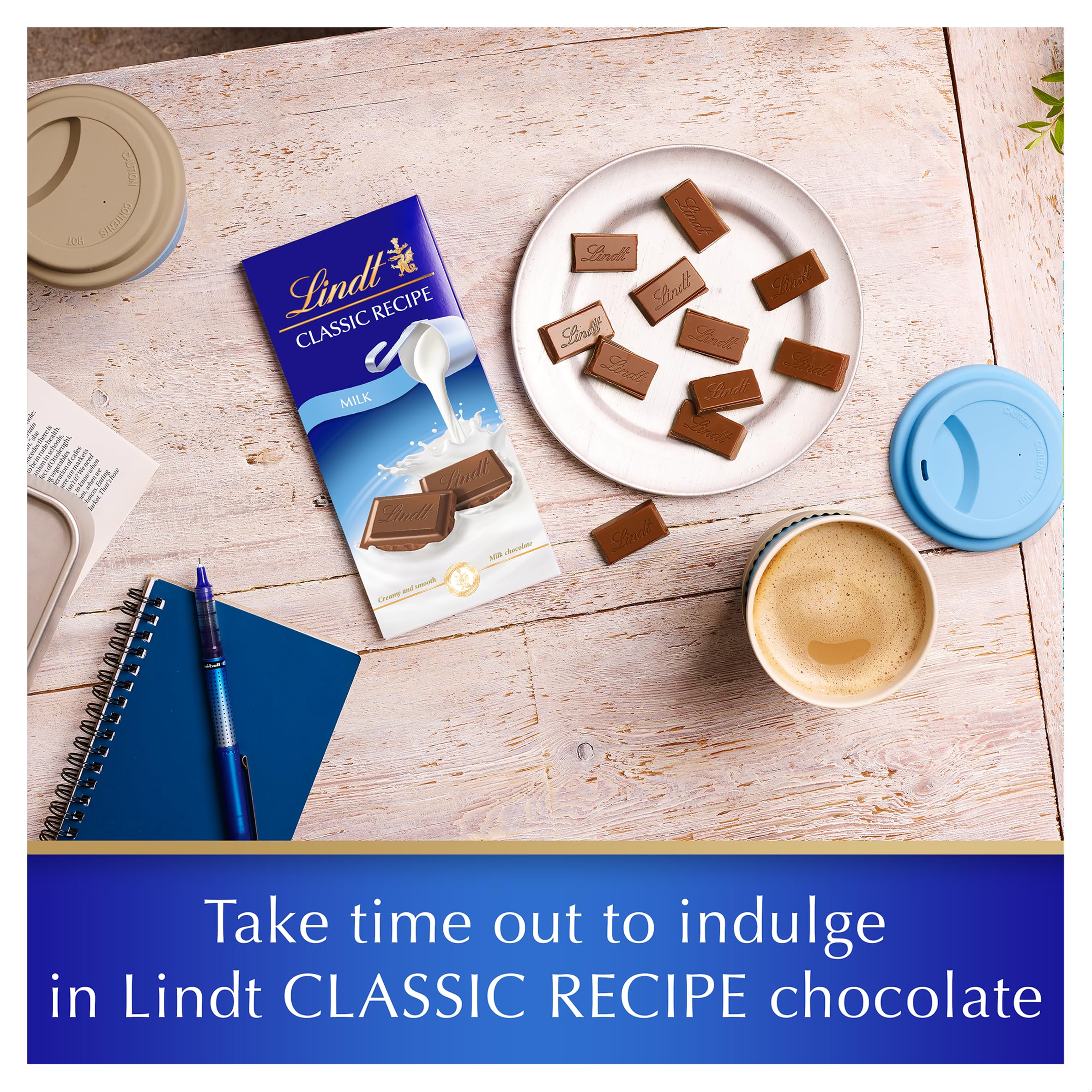 Lindt Classic Recipe Milk Chocolate 190g 8