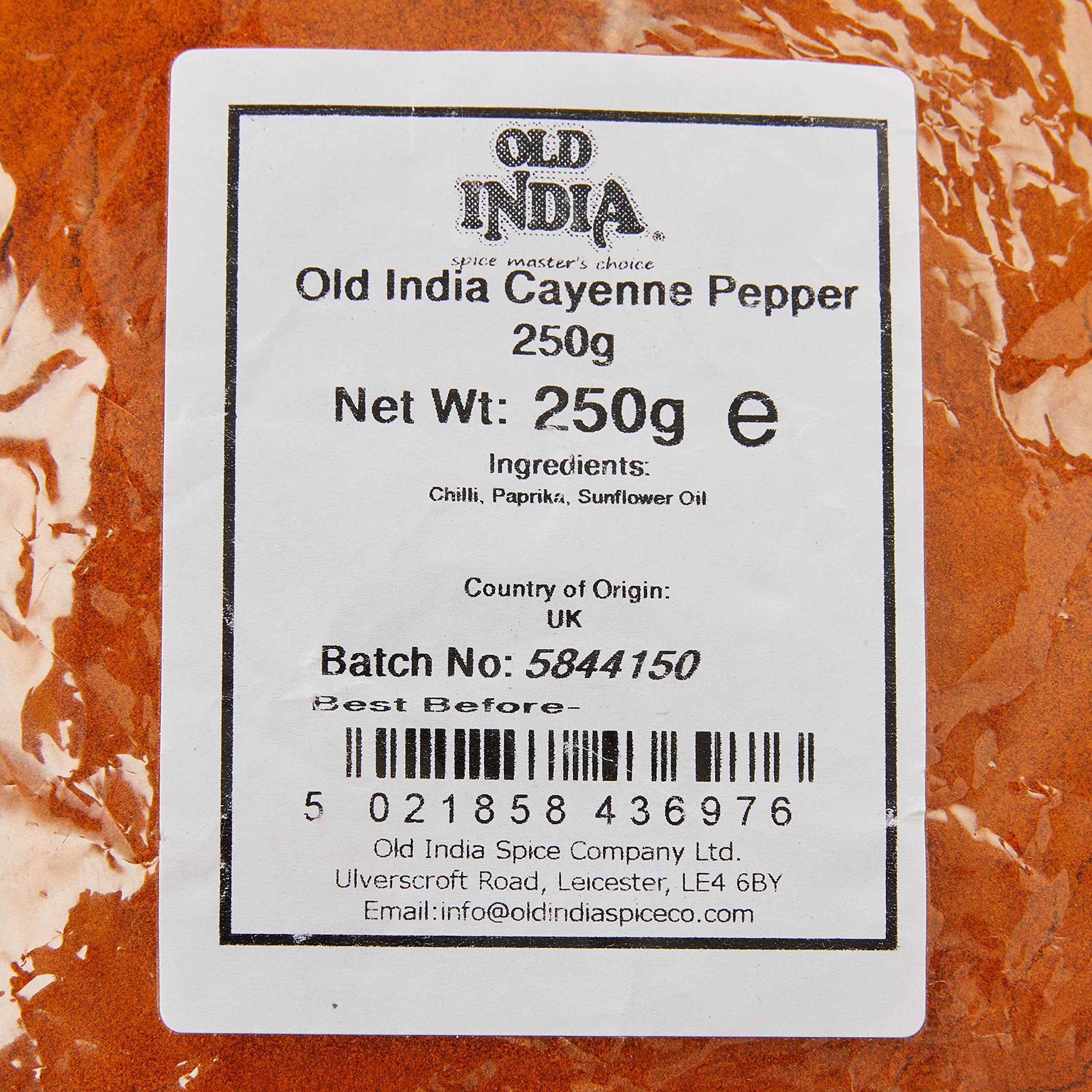 Old India Cayenne Pepper Powder - 100% Natural | 250g Heat Sealed Bag 2