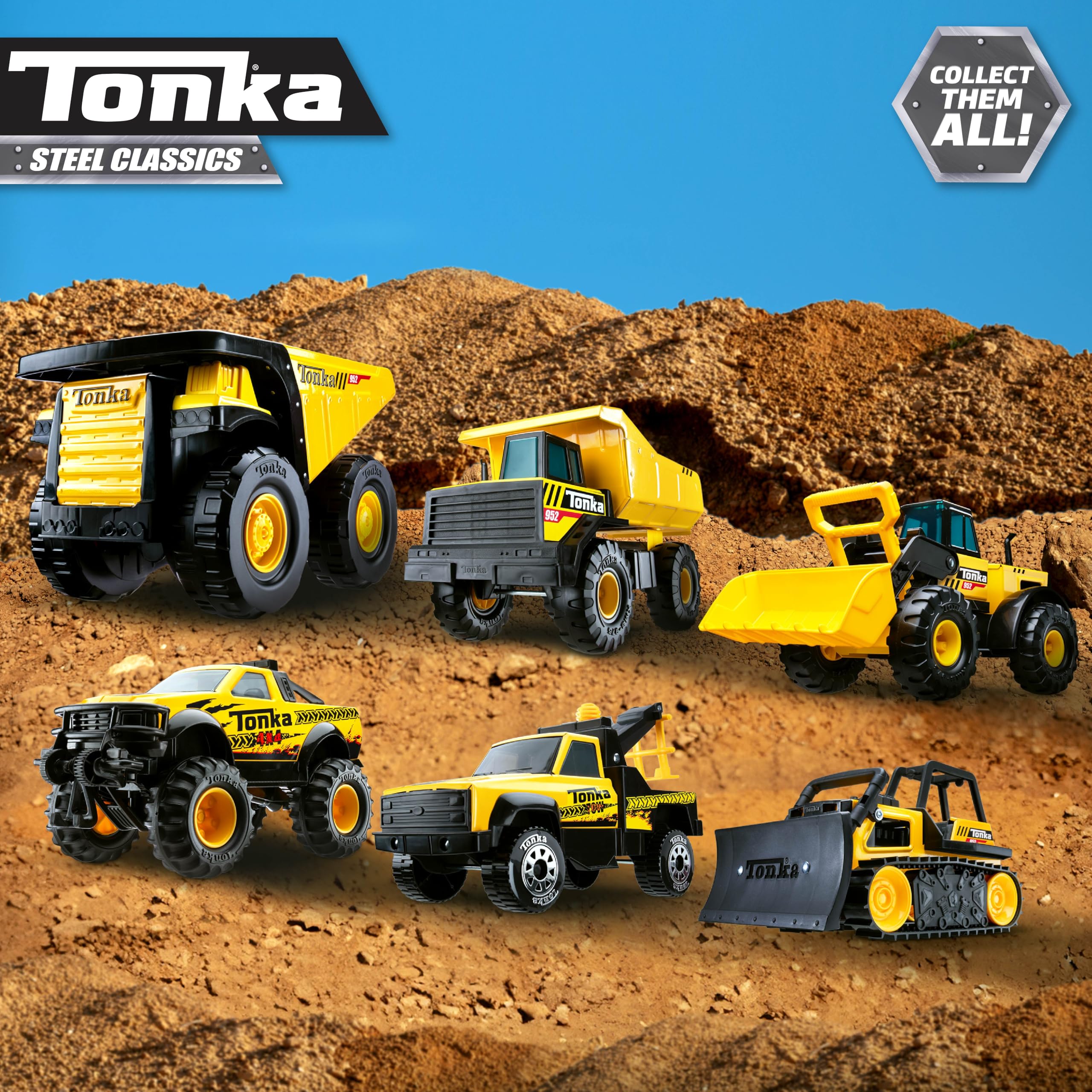 Tonka Next Gen Mighty Dump Truck - Heavy-Duty Steel Construction for Kids 3+ 16
